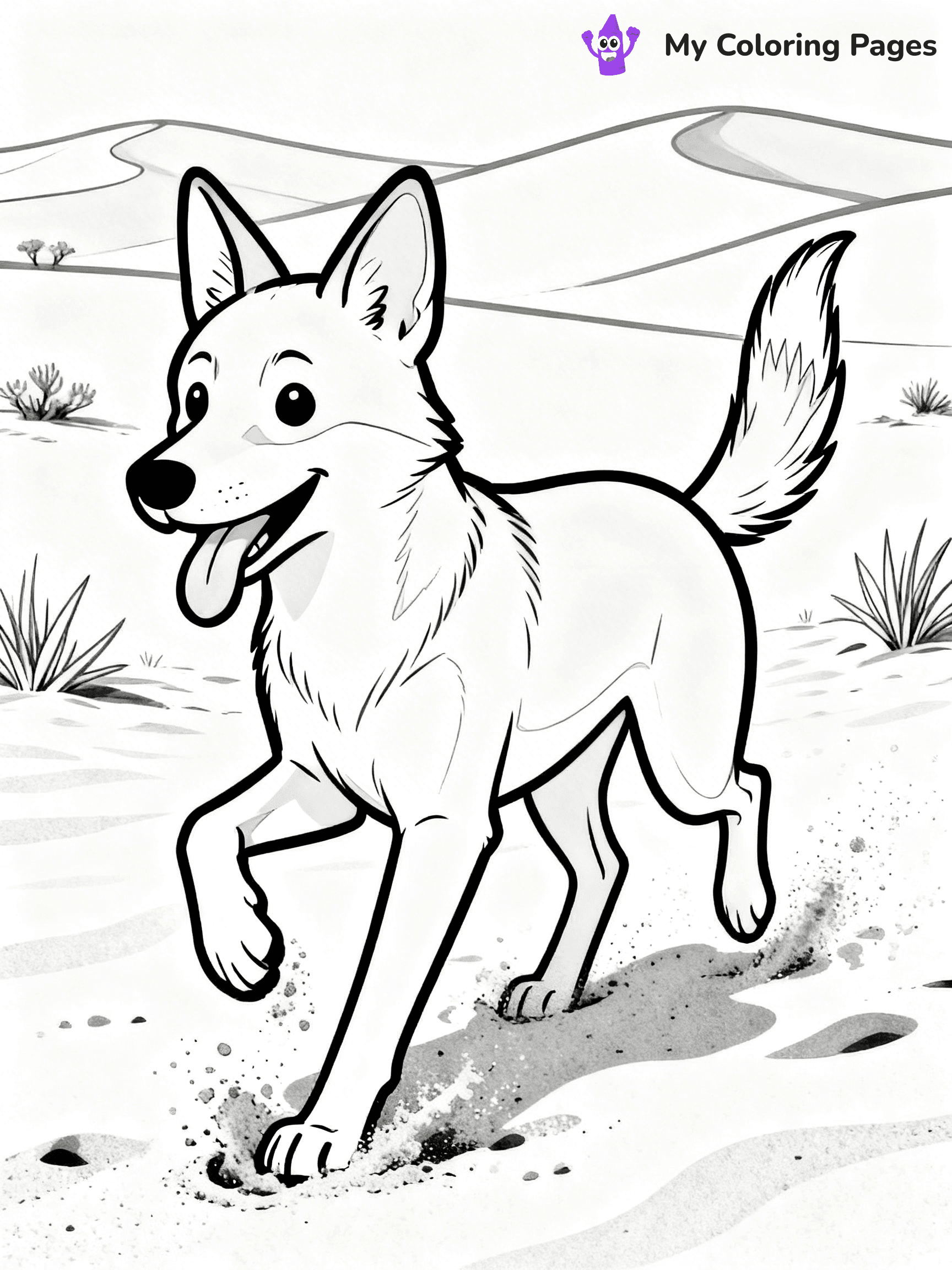 Dingo Coloring Pages - 21
