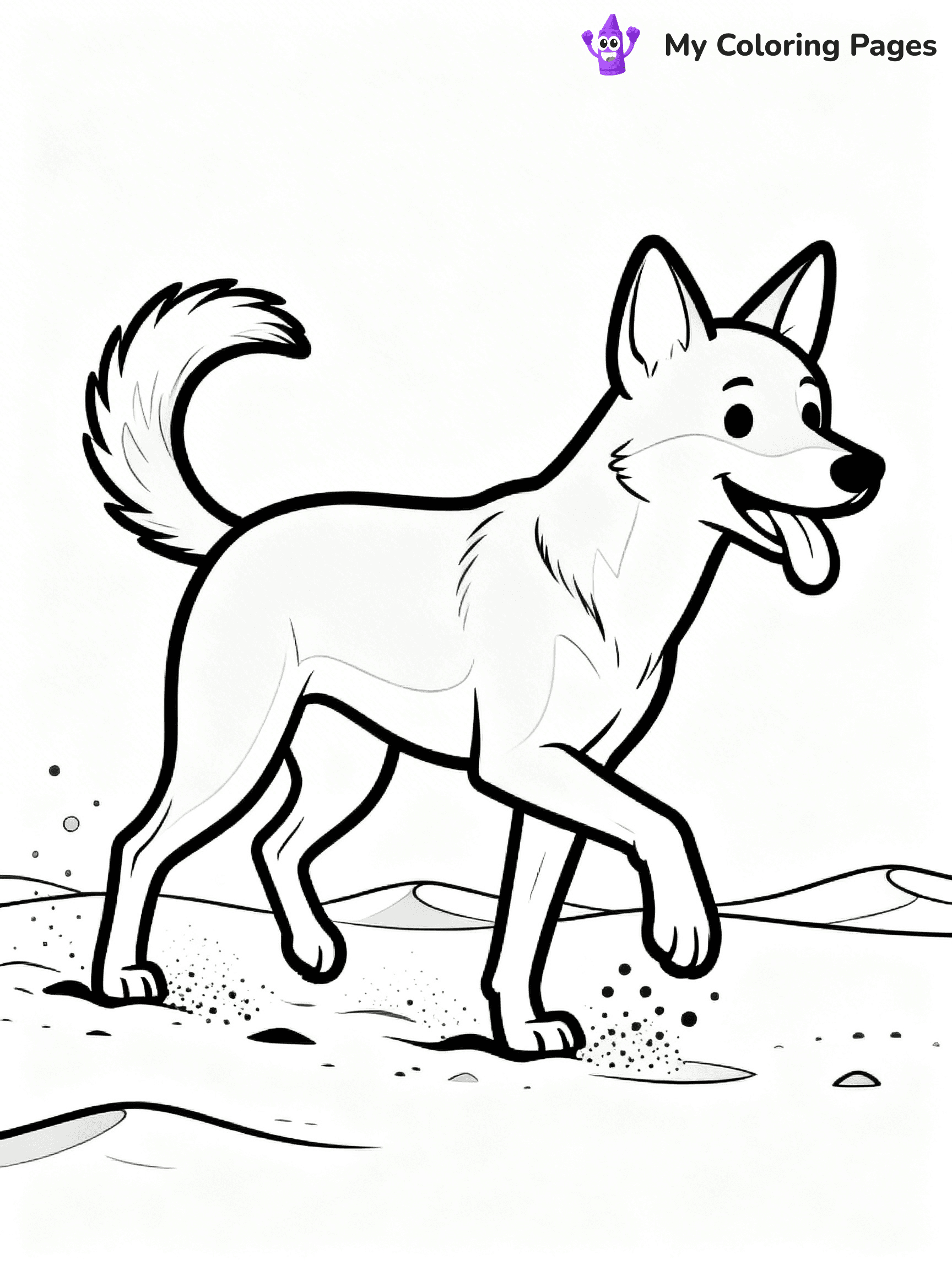 Dingo Coloring Pages - 20