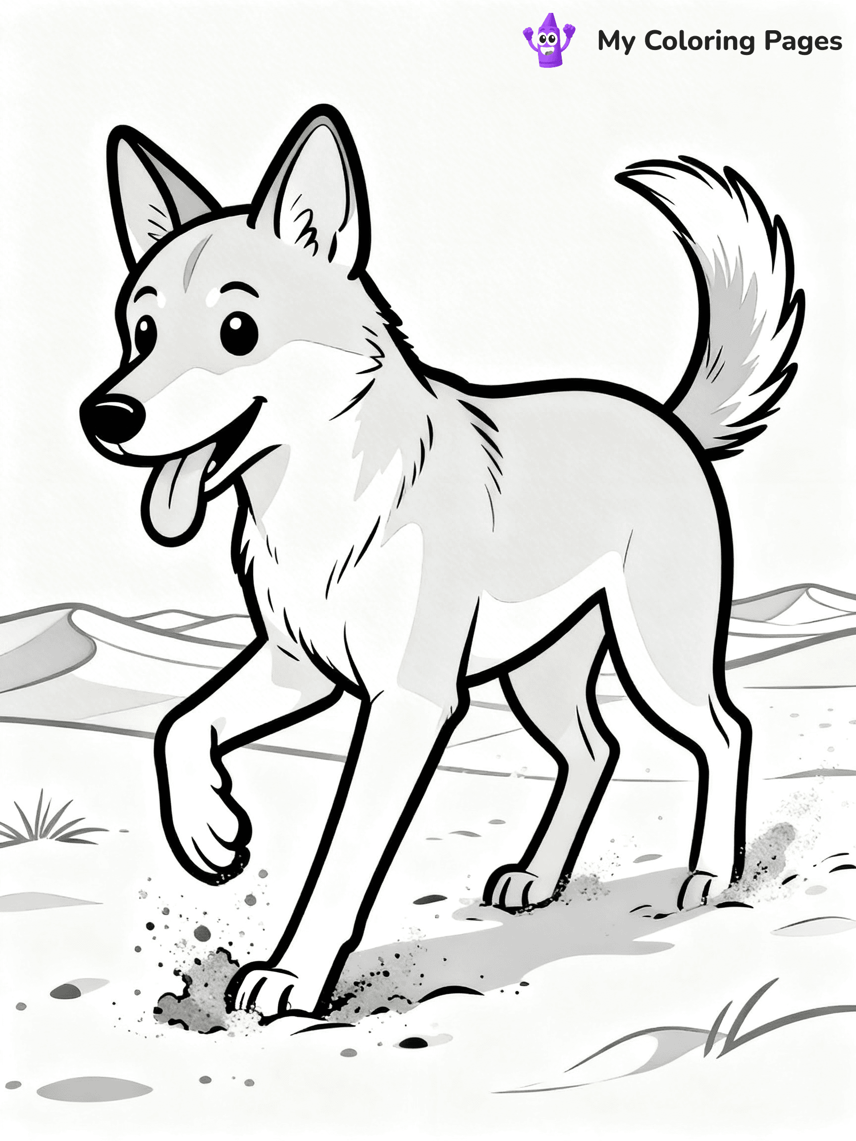 Dingo Coloring Pages - 19