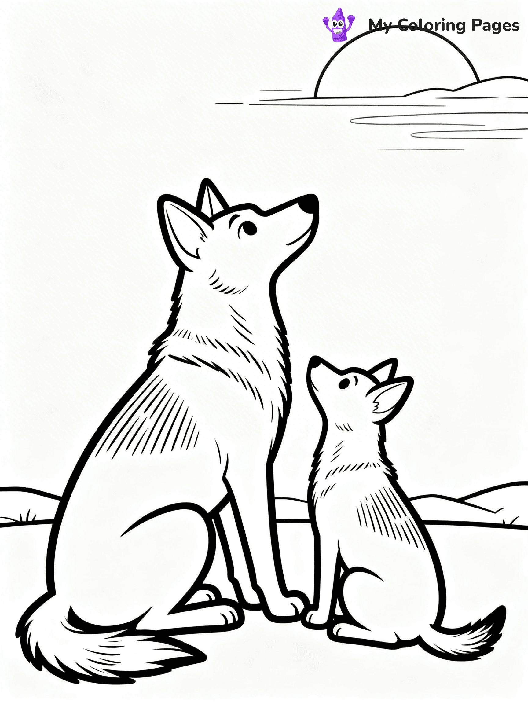 Dingo Coloring Pages - 16
