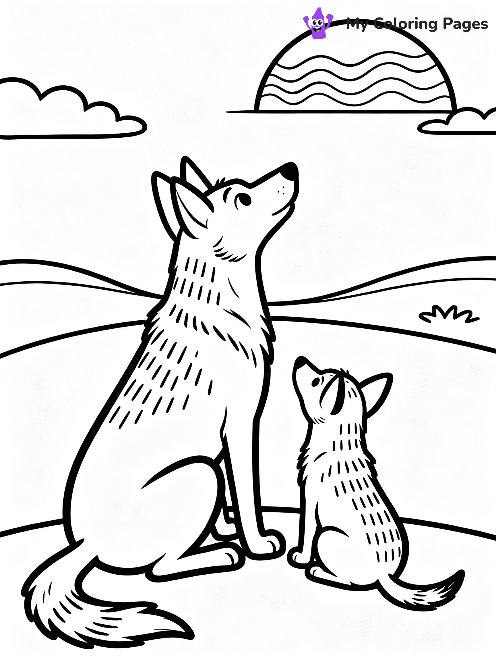 Dingo Coloring Pages - 15