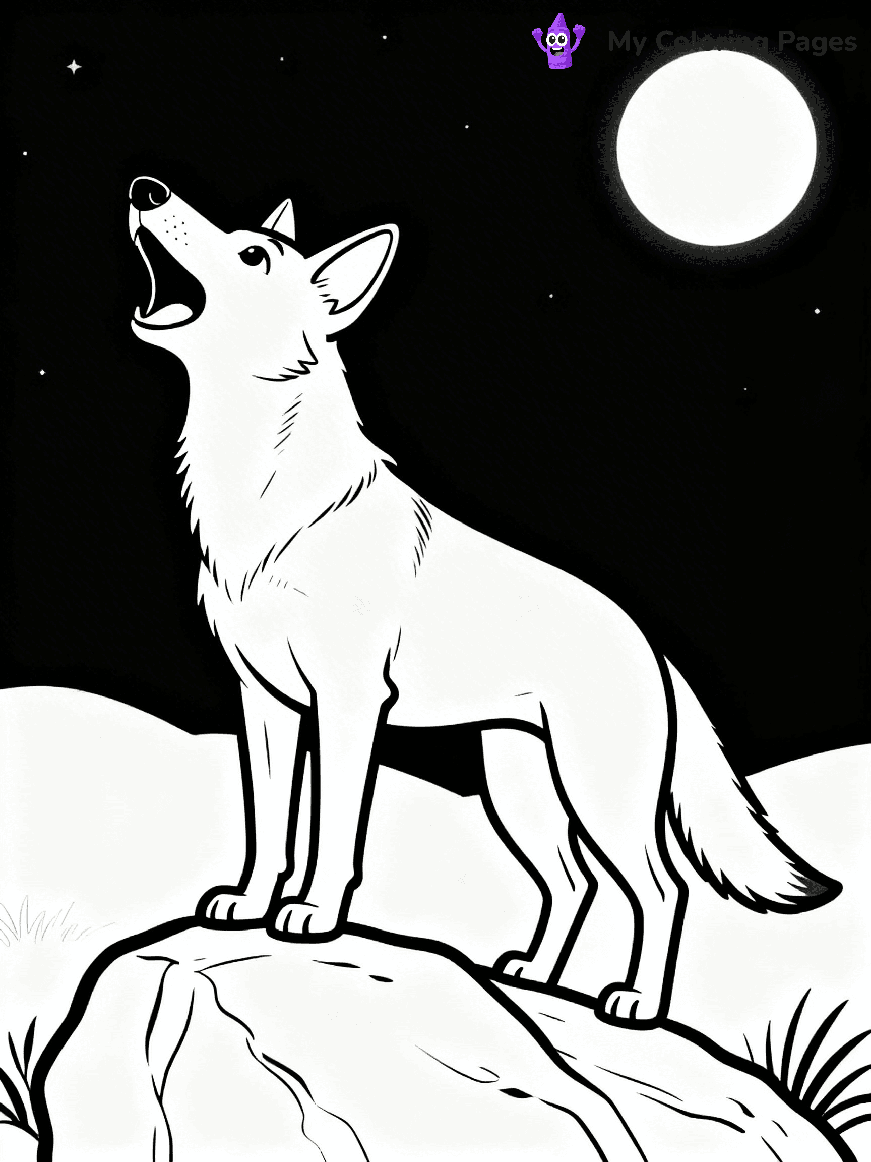 Dingo Coloring Pages - 12