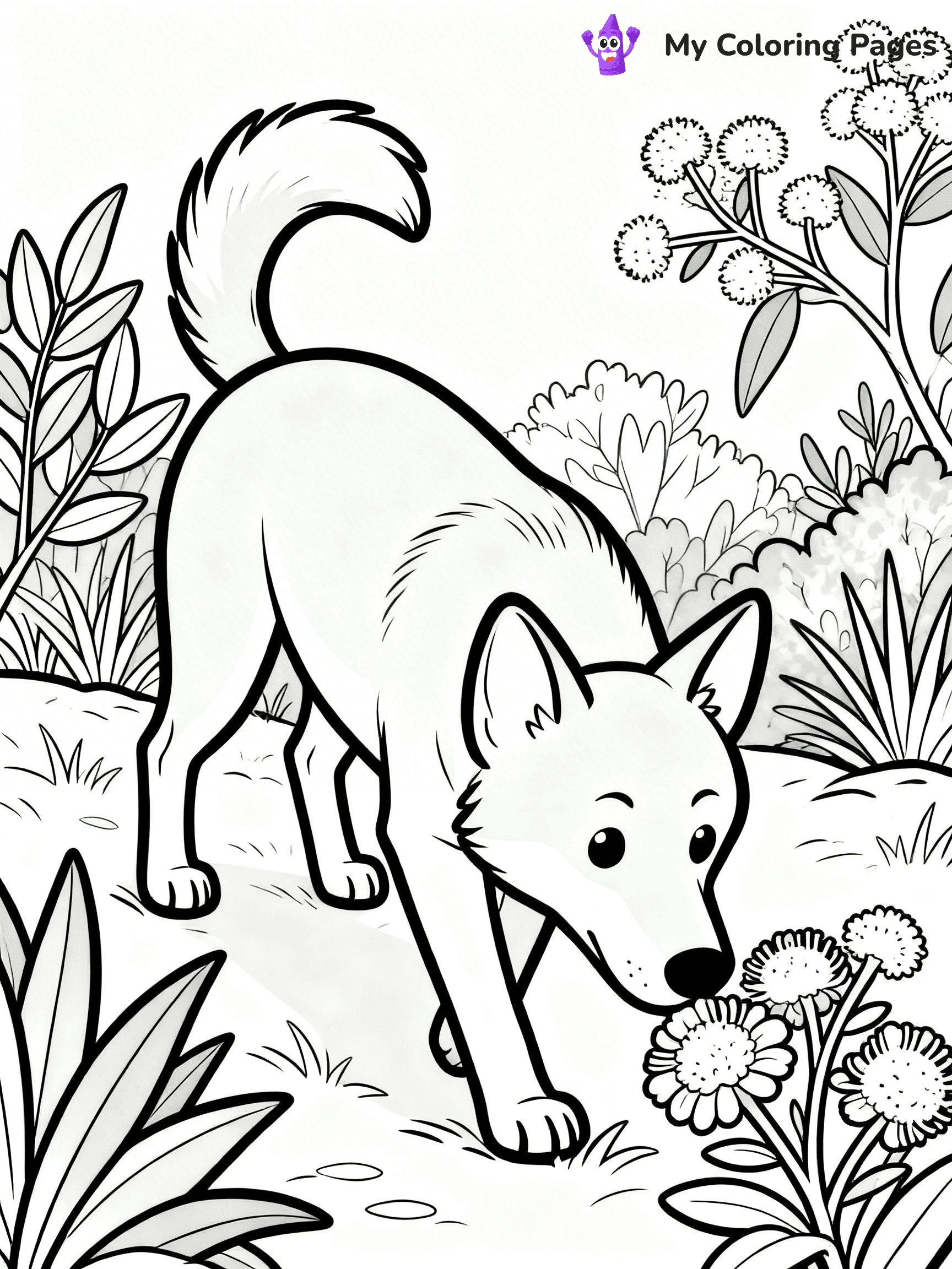 Dingo Coloring Pages - 6