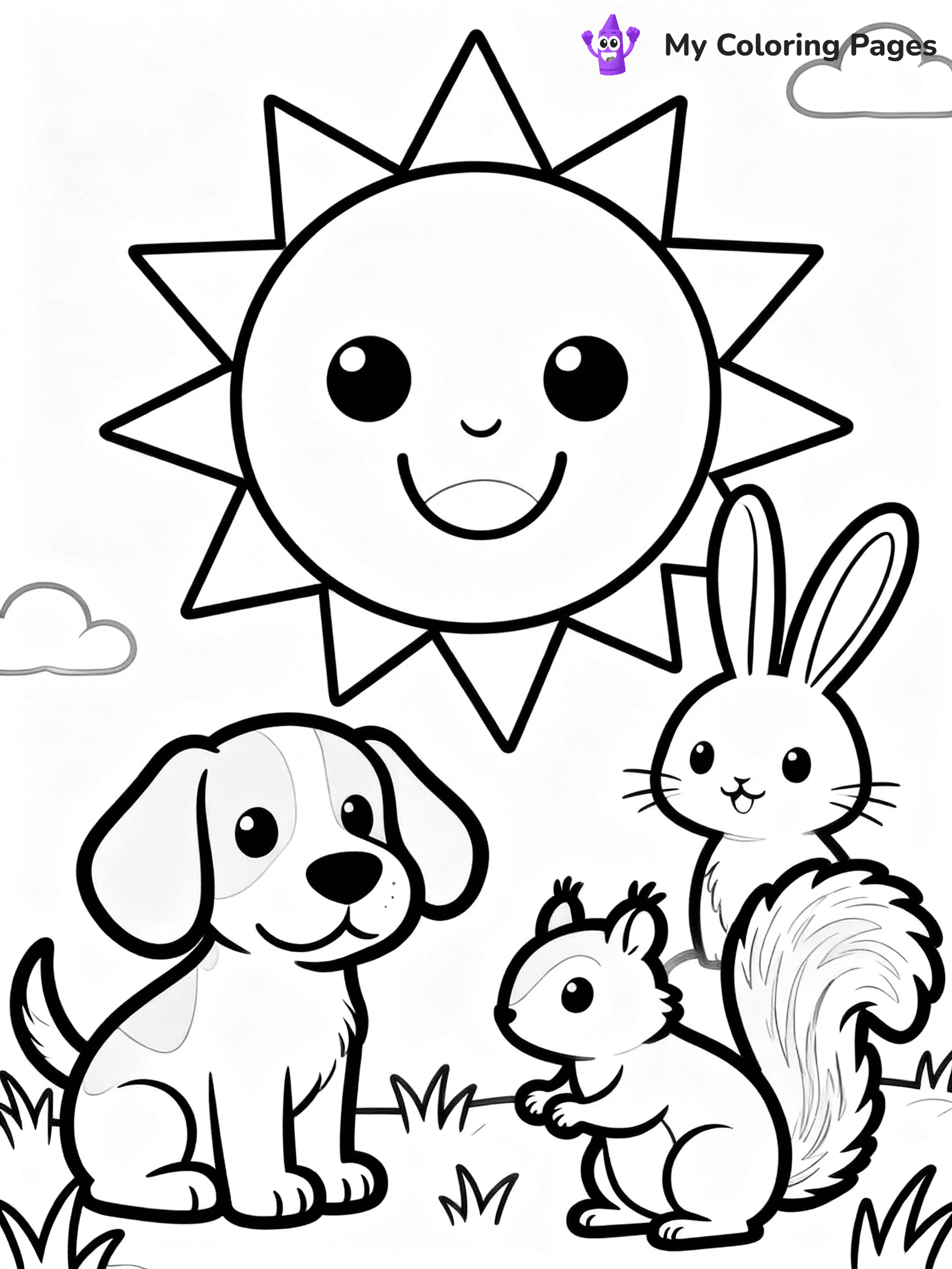 Sun And Moon Coloring Pages - 13
