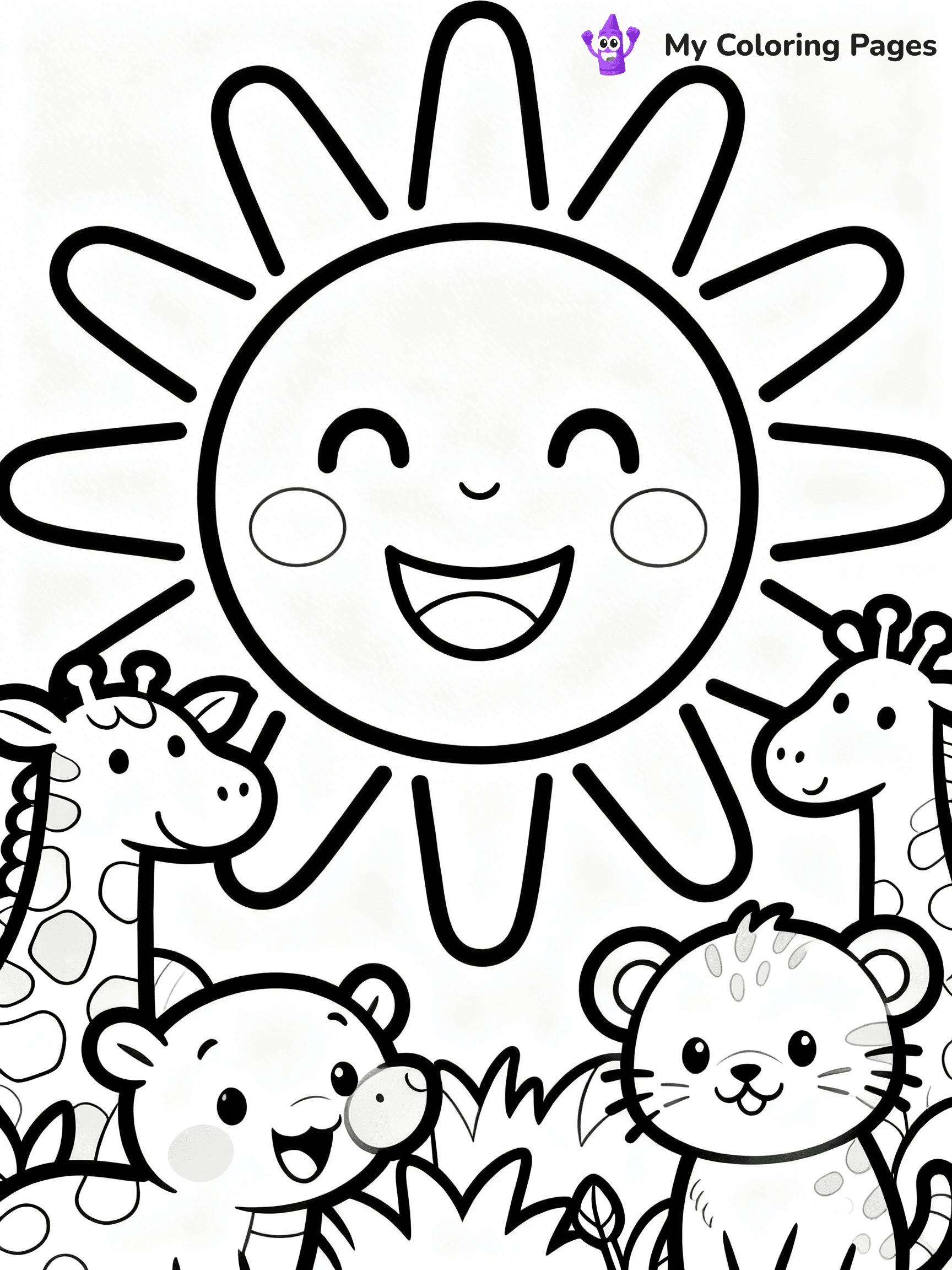Sun And Moon Coloring Pages - 10