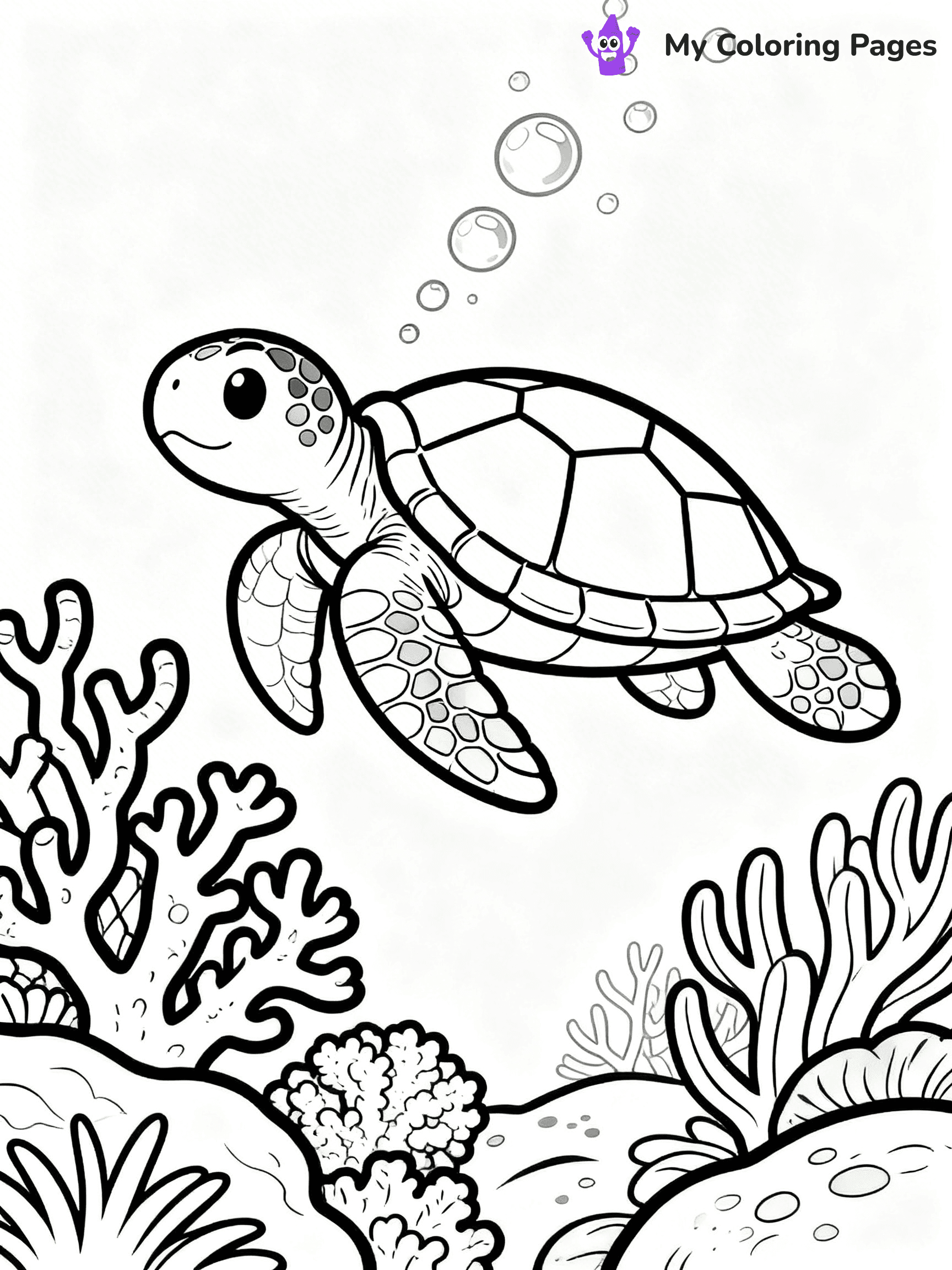 Underwater Ocean Coloring Pages - 106