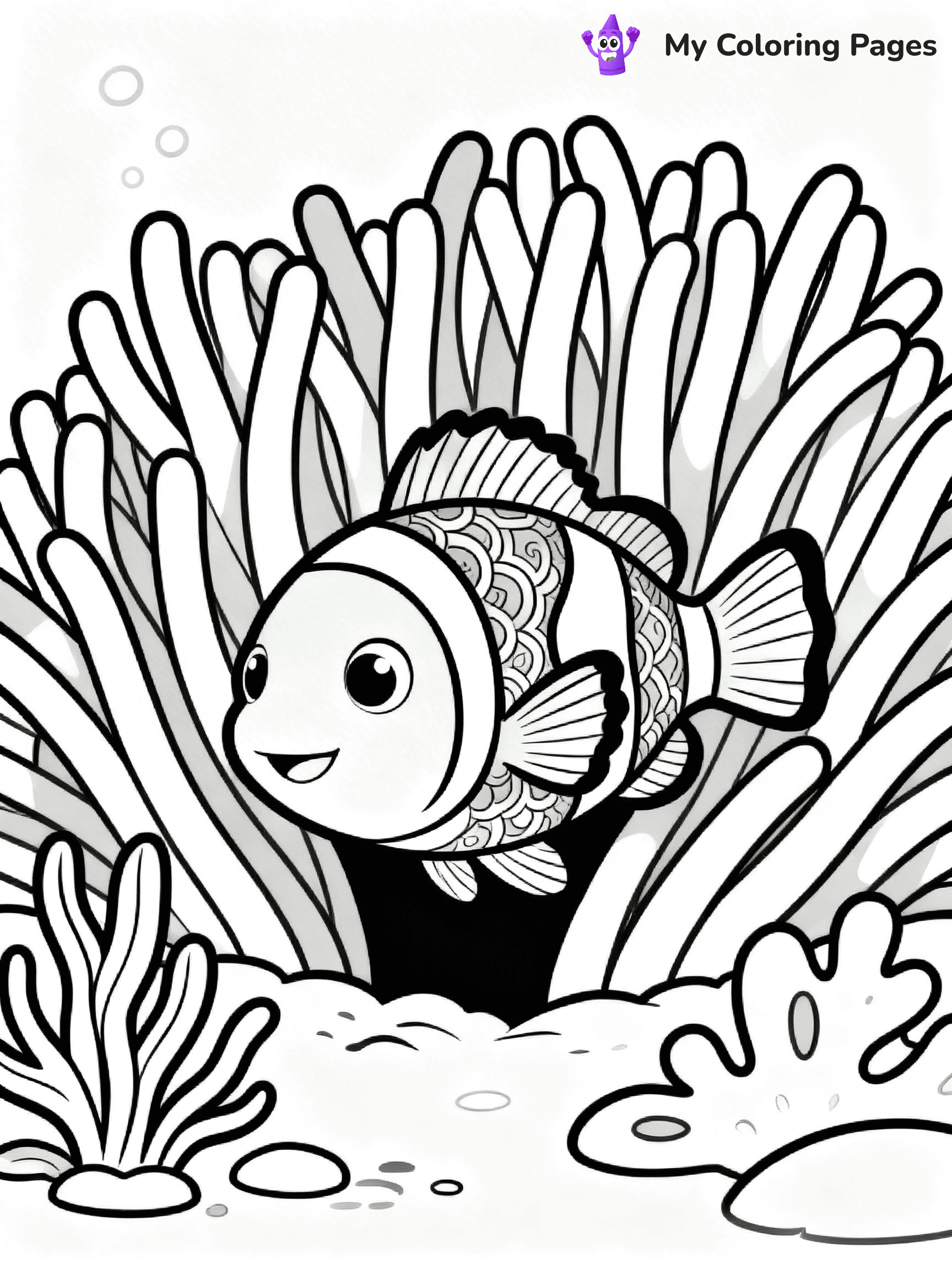 Underwater Ocean Coloring Pages - 100
