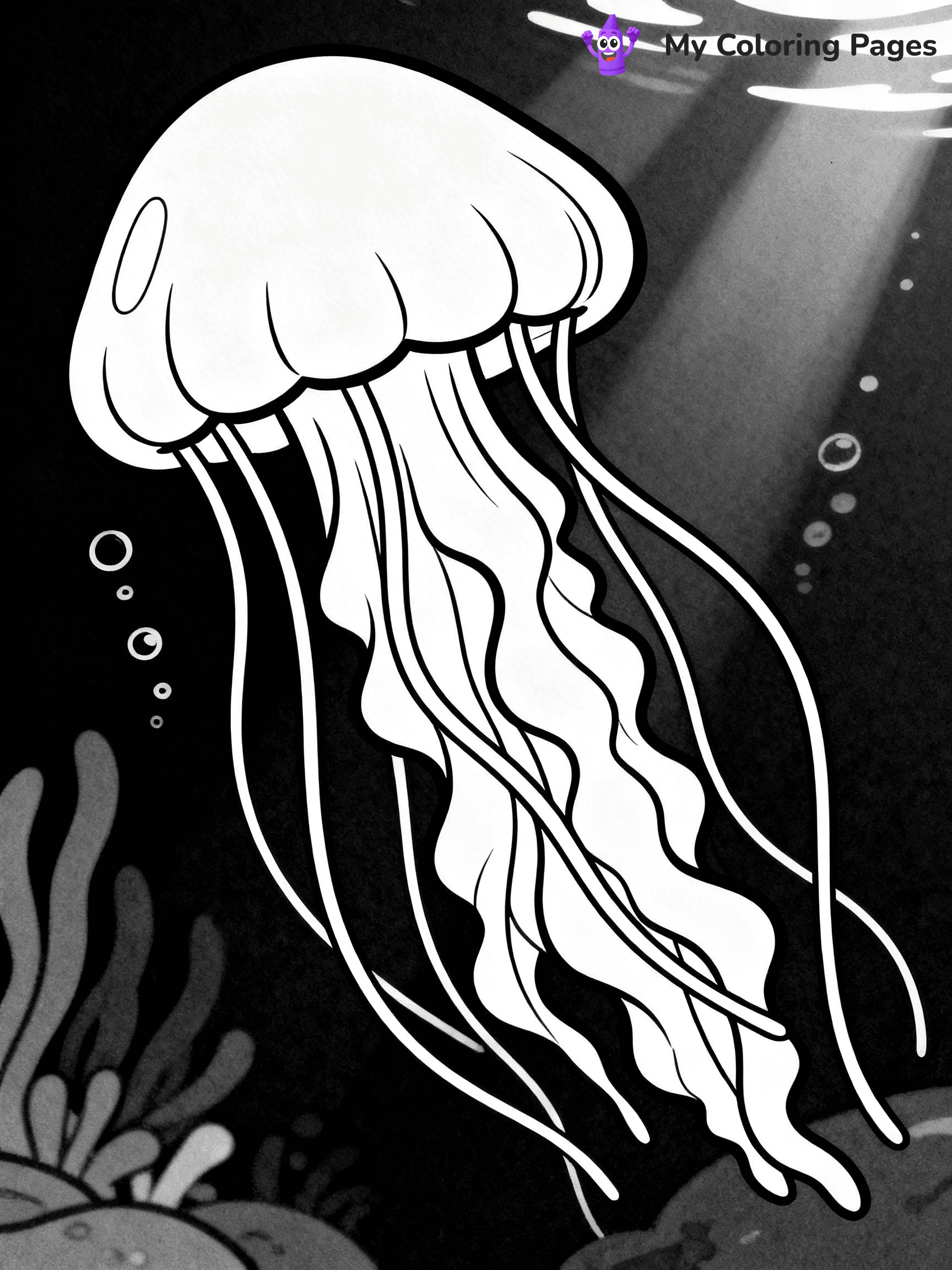 Underwater Ocean Coloring Pages - 53