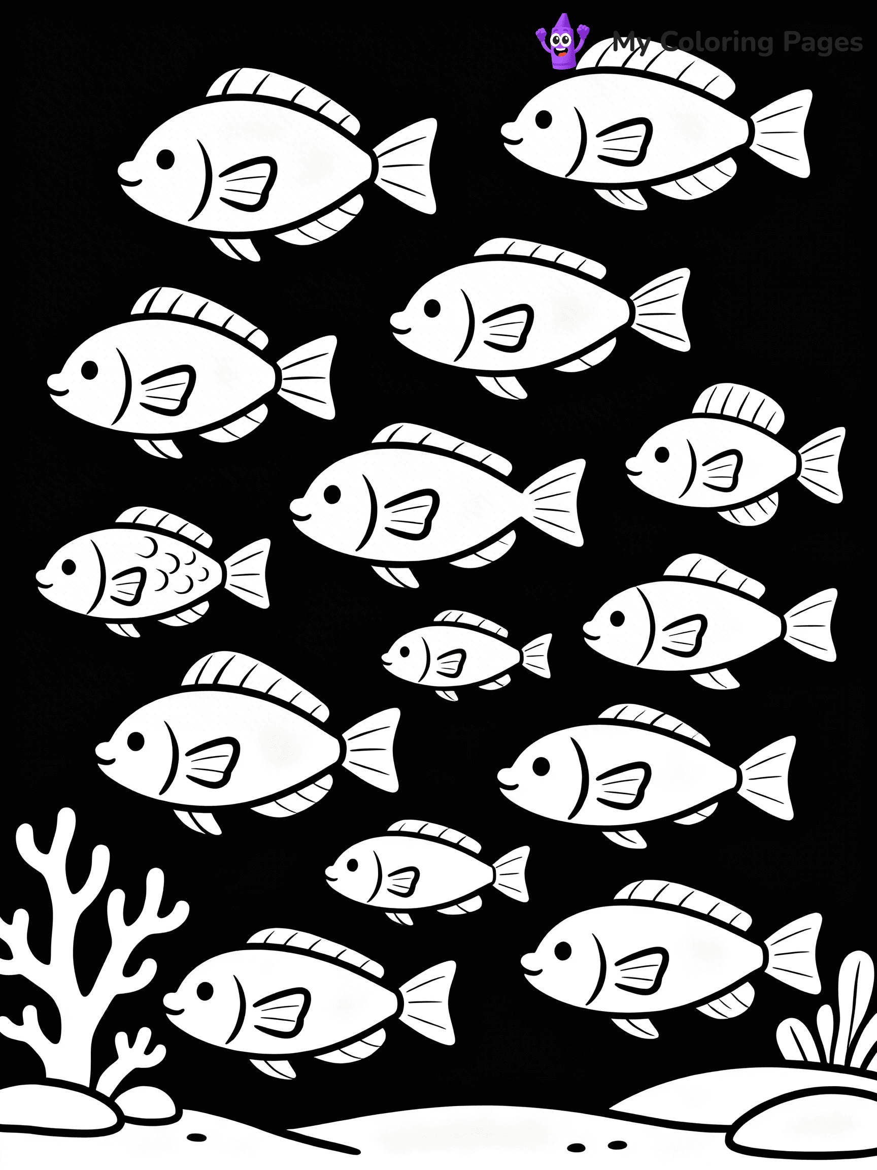 Underwater Ocean Coloring Pages - 37