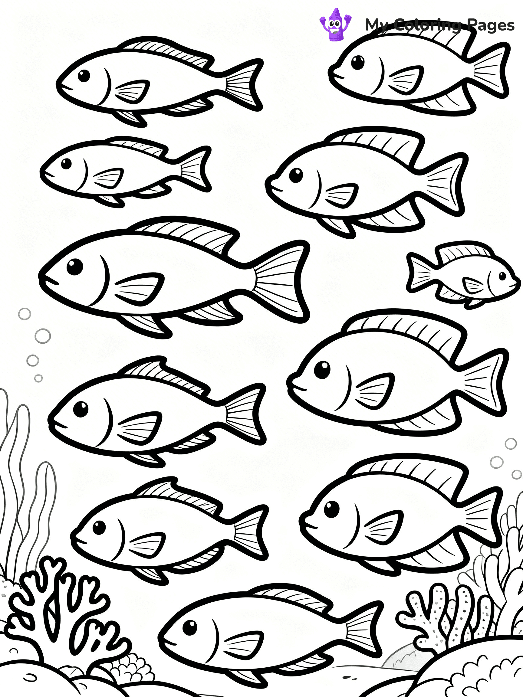 Underwater Ocean Coloring Pages - 33