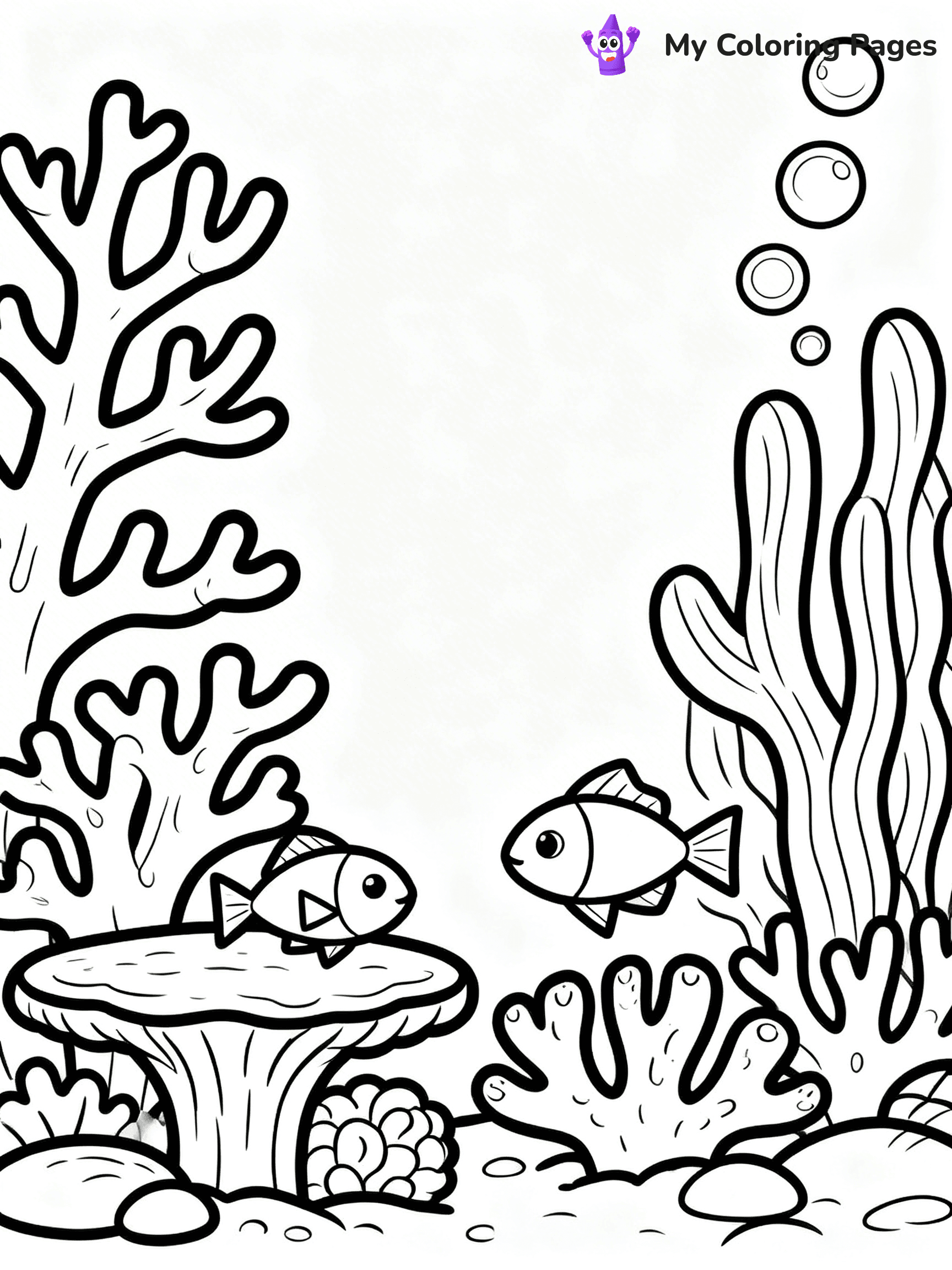 Underwater Ocean Coloring Pages - 18