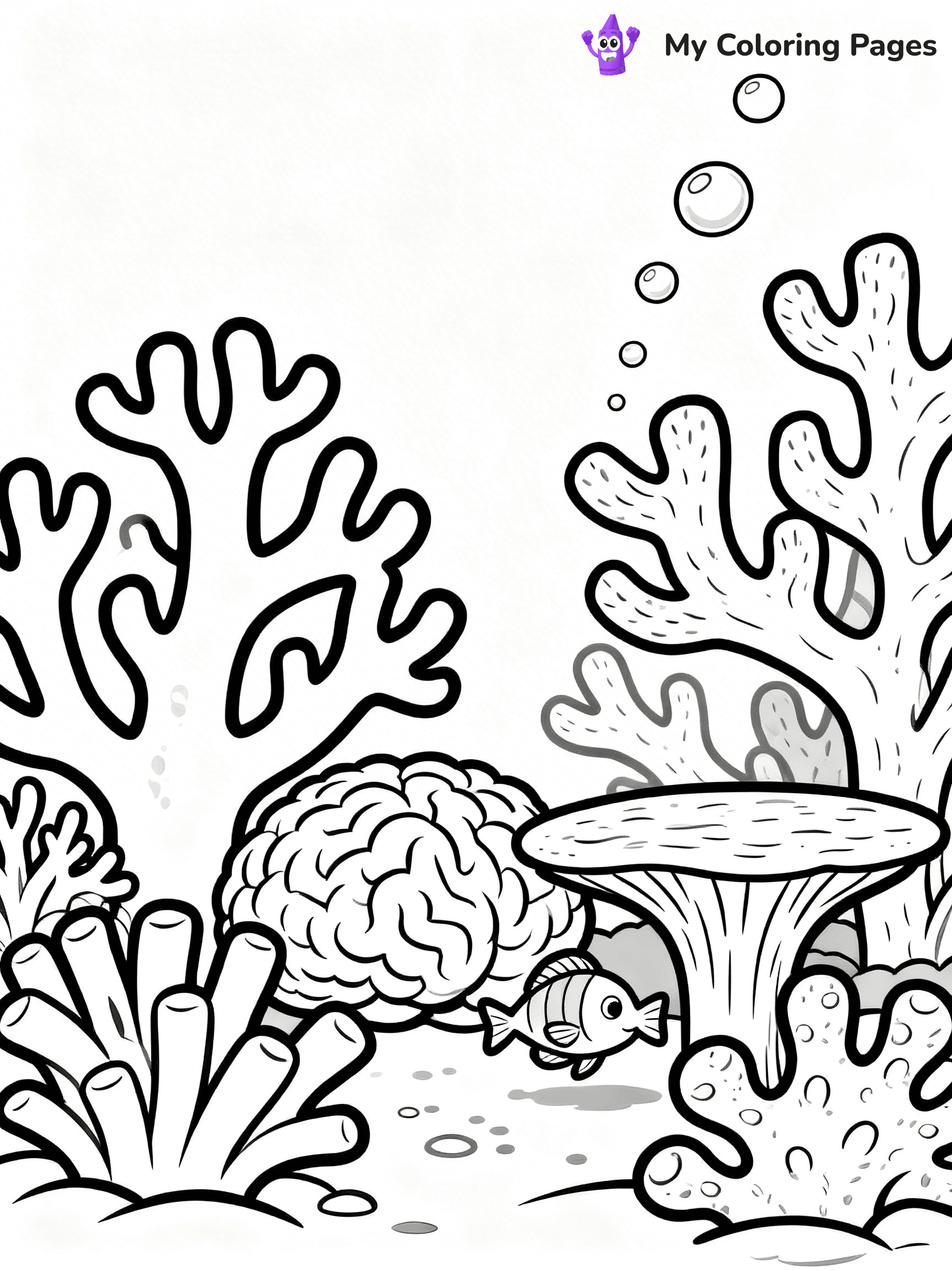 Underwater Ocean Coloring Pages - 17