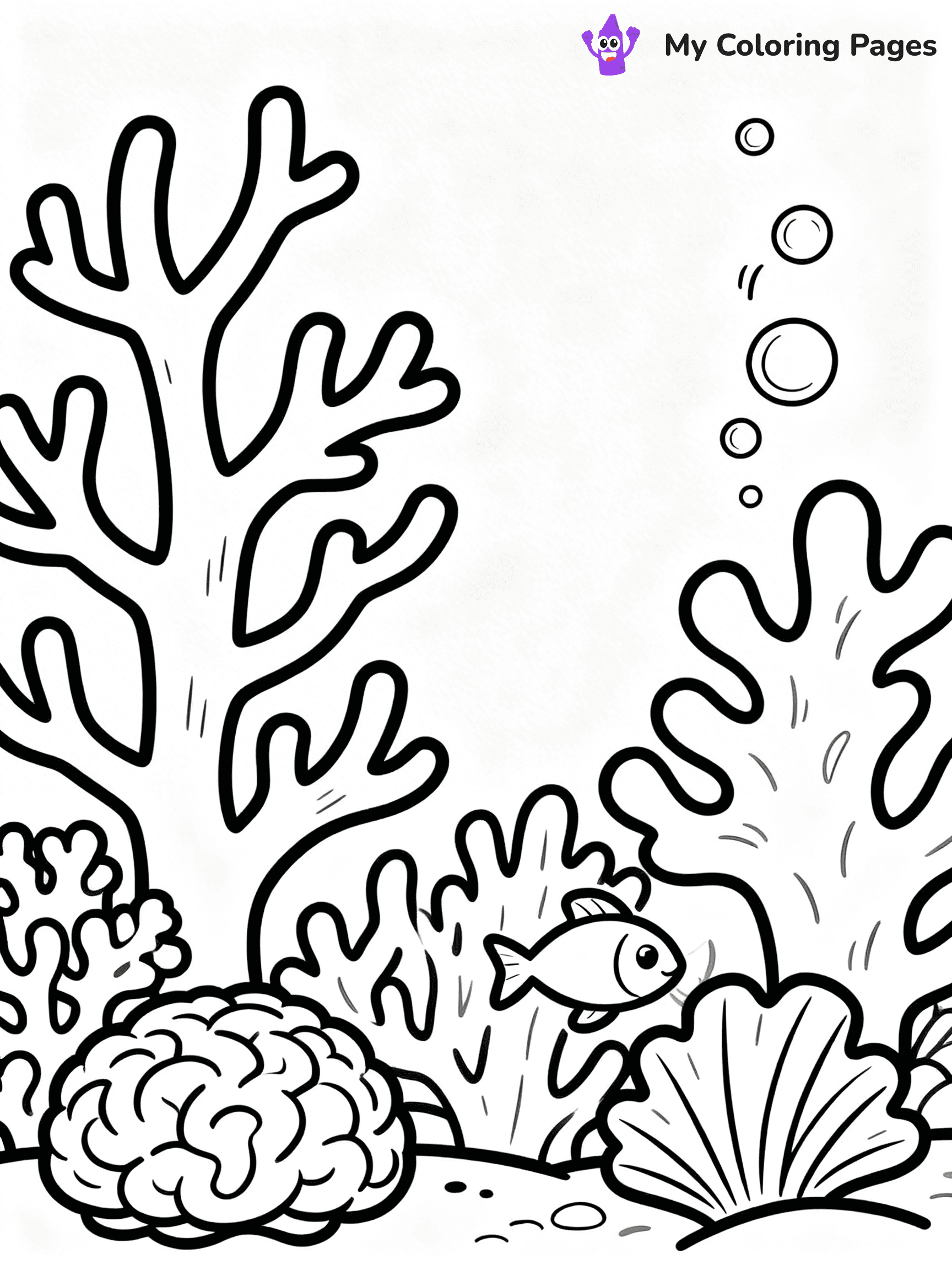 Underwater Ocean Coloring Pages - 16