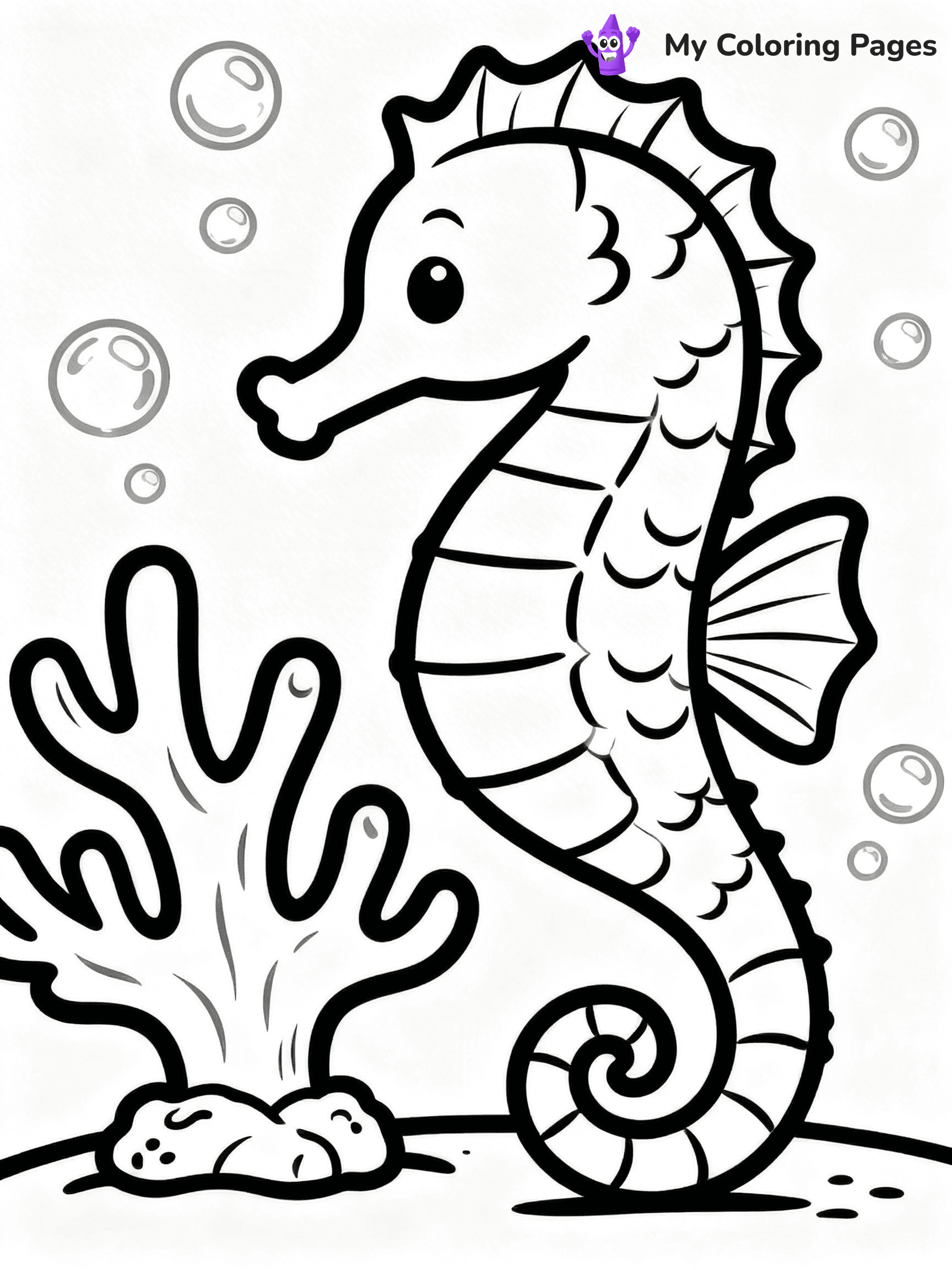Underwater Ocean Coloring Pages - 6
