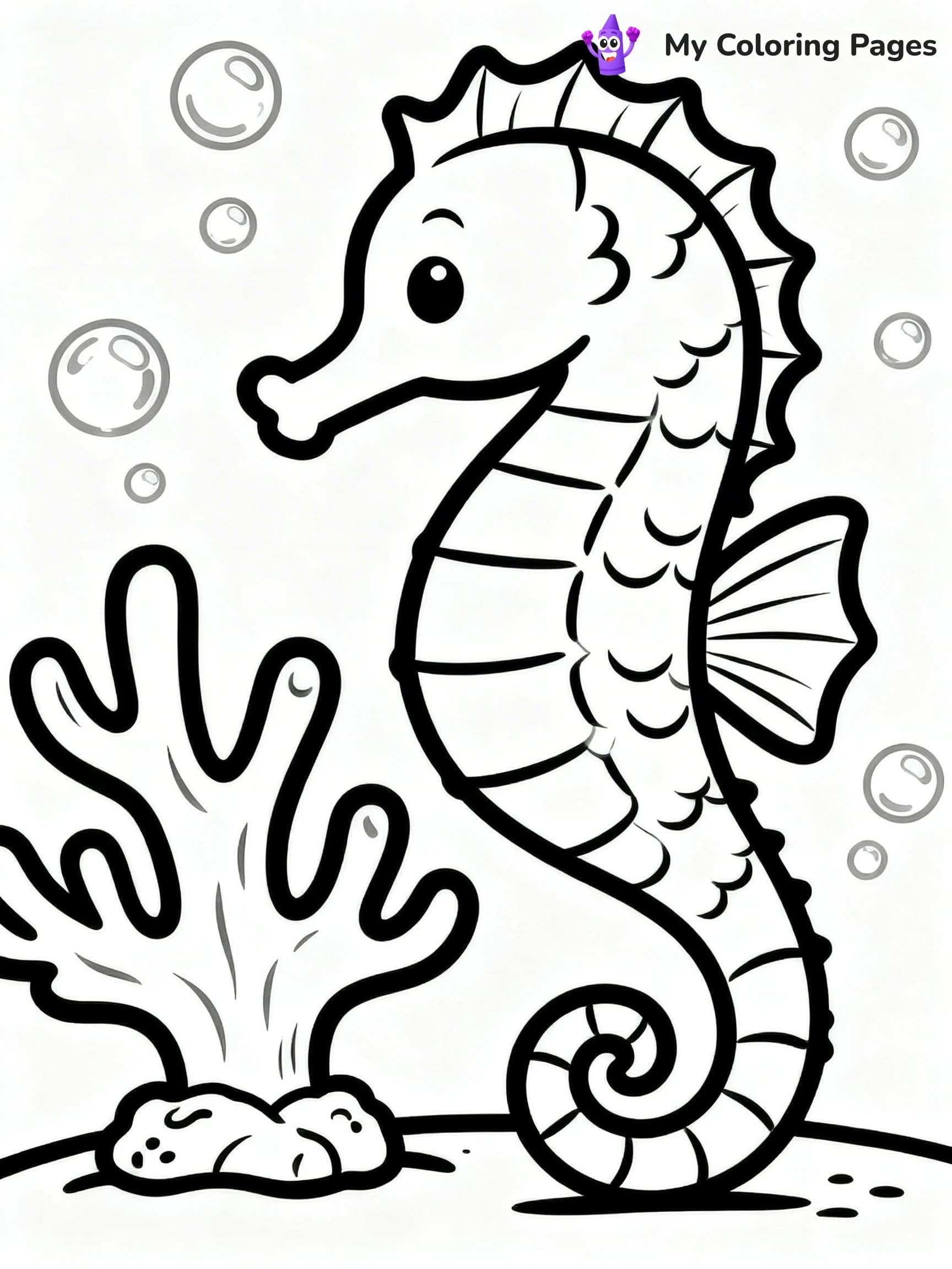 Underwater Ocean Coloring Pages - 6