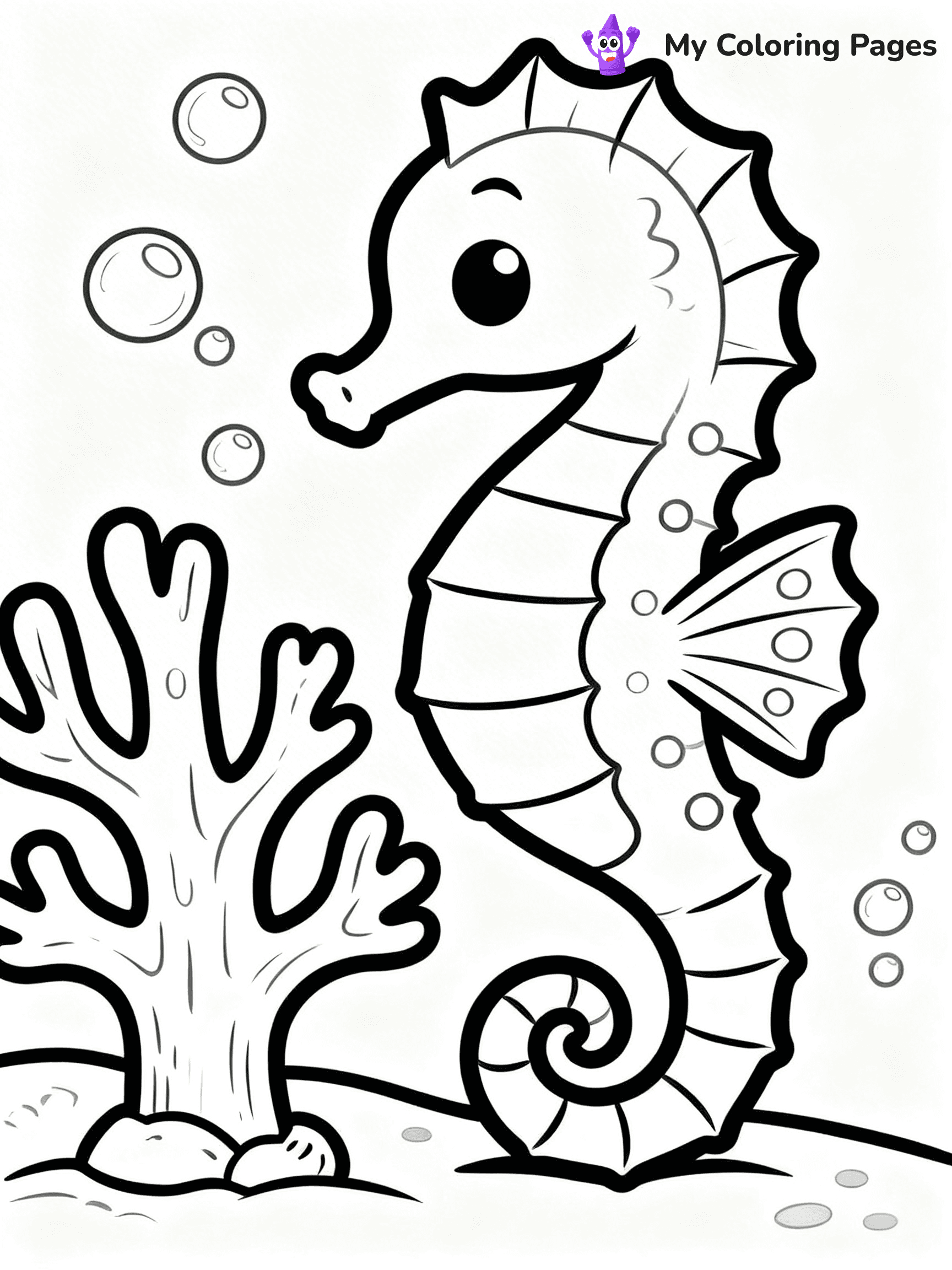 Underwater Ocean Coloring Pages - 5