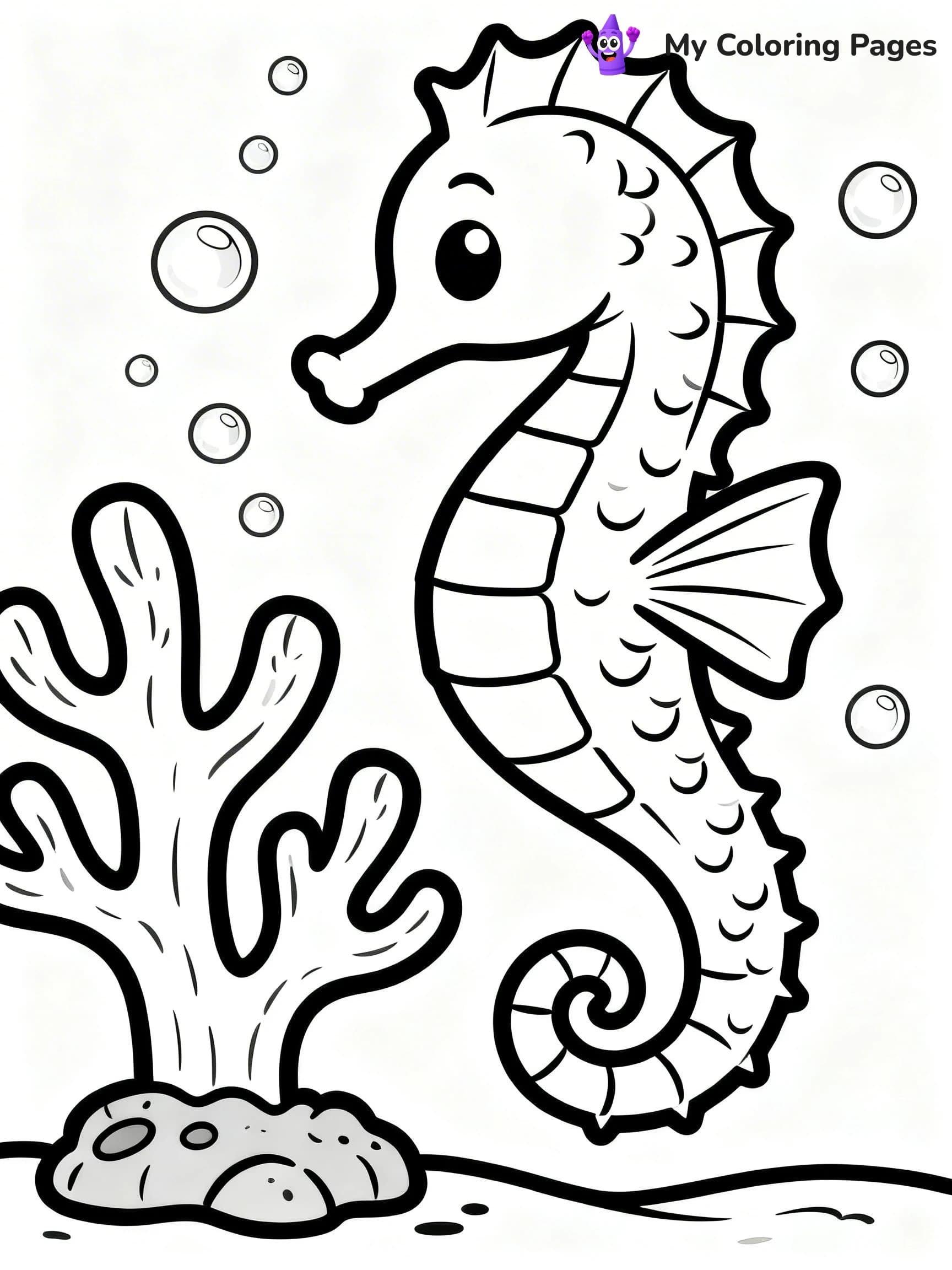Underwater Ocean Coloring Pages - 2