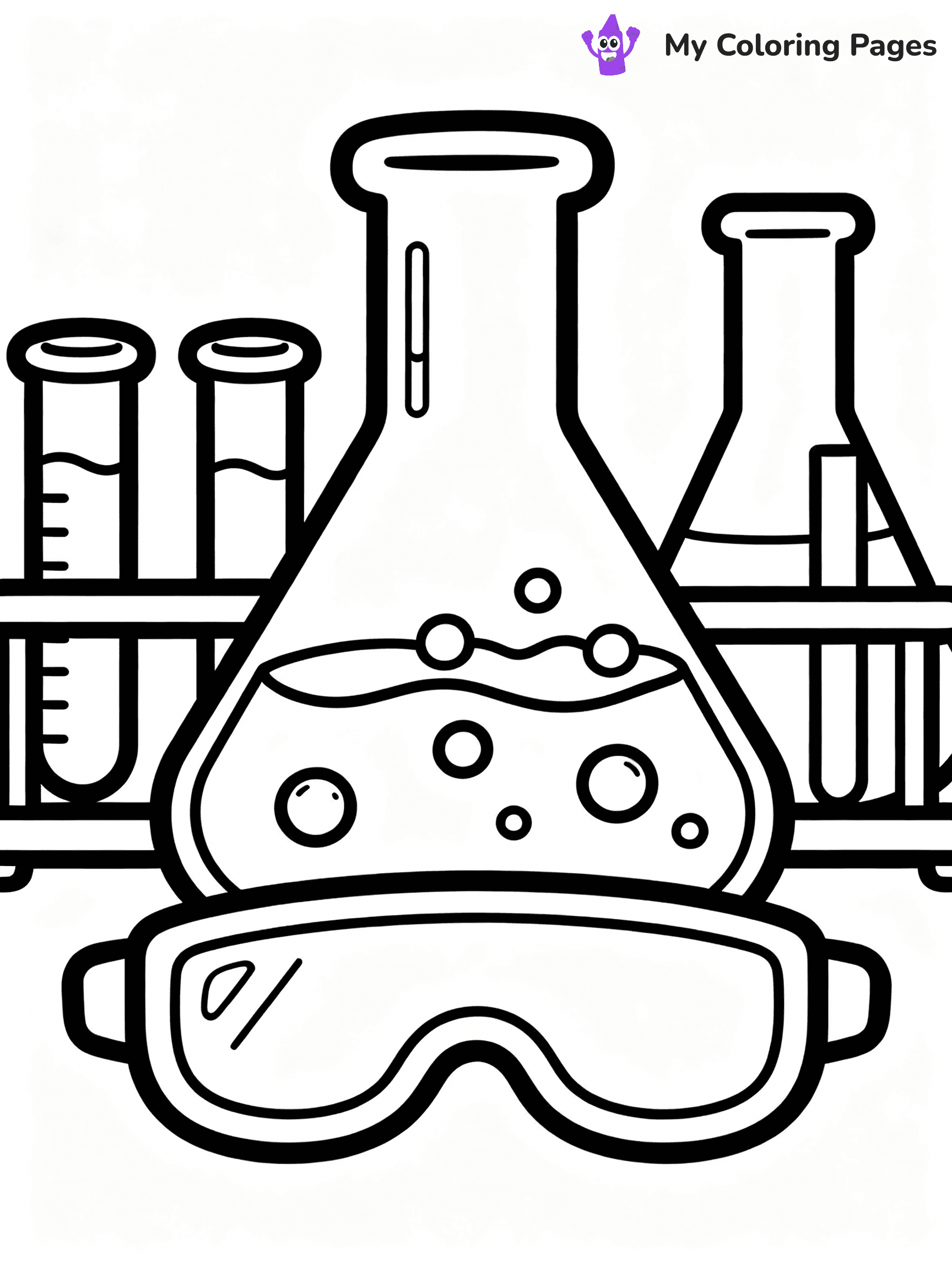 Science Coloring Pages - 25