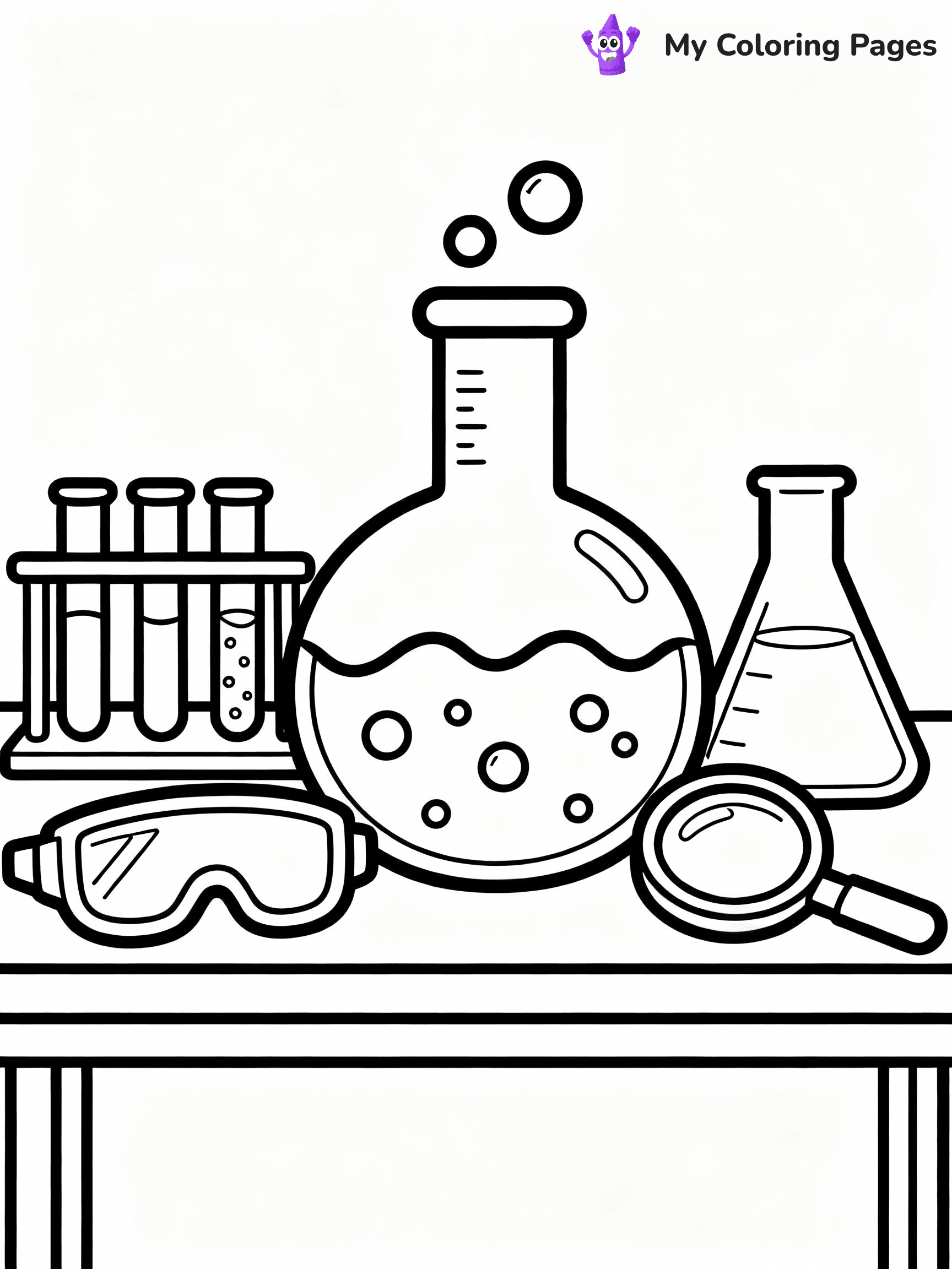 Science Coloring Pages - 23