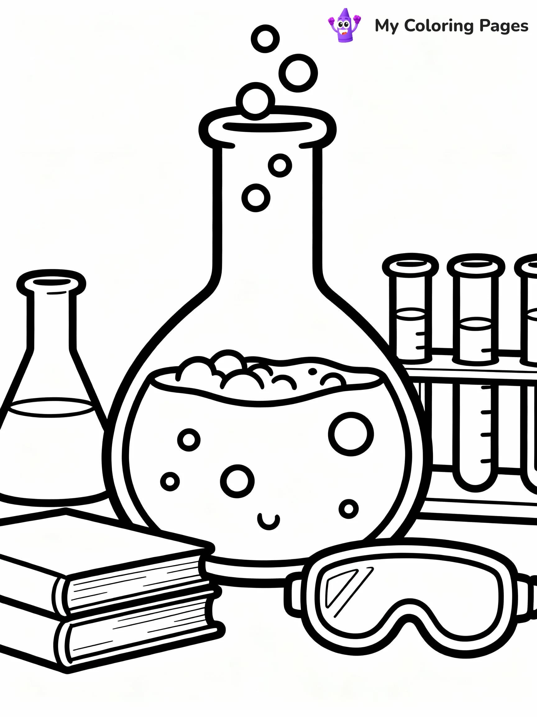 Science Coloring Pages - 22