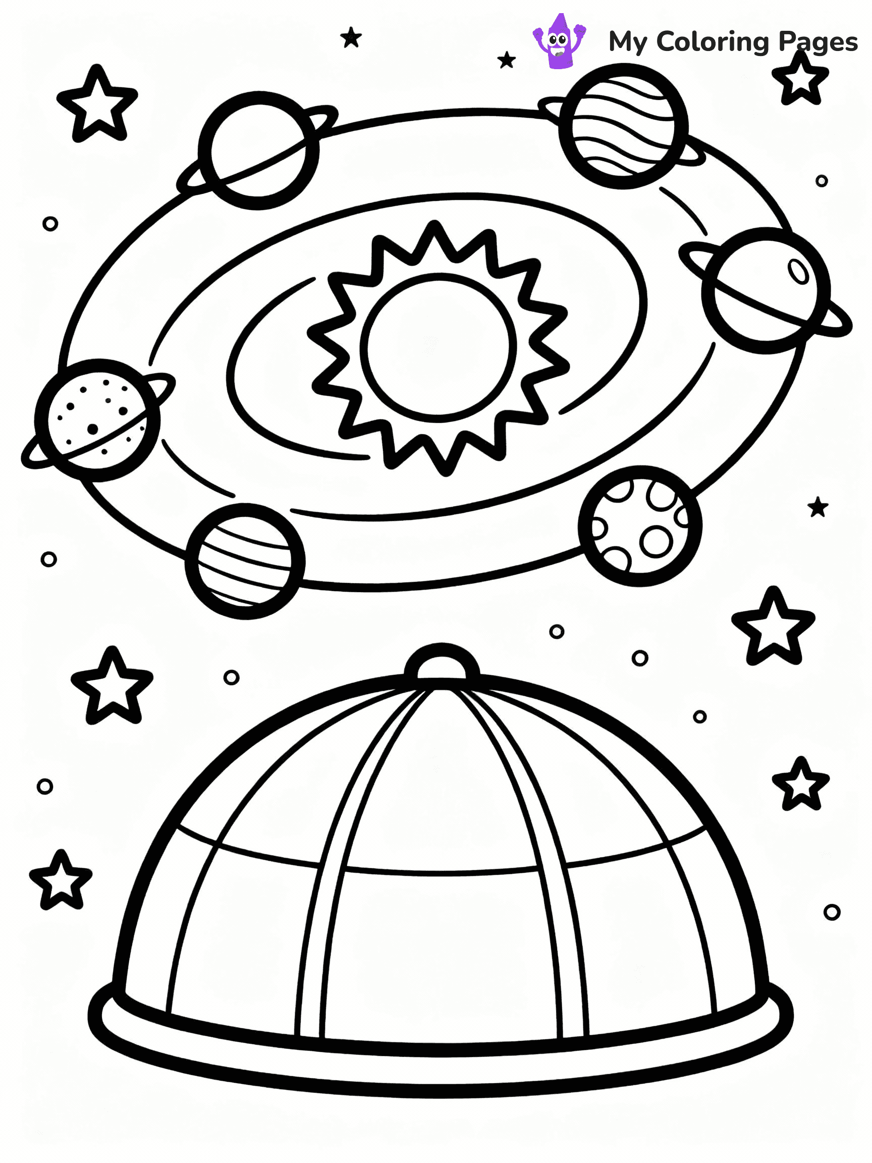 Science Coloring Pages - 21