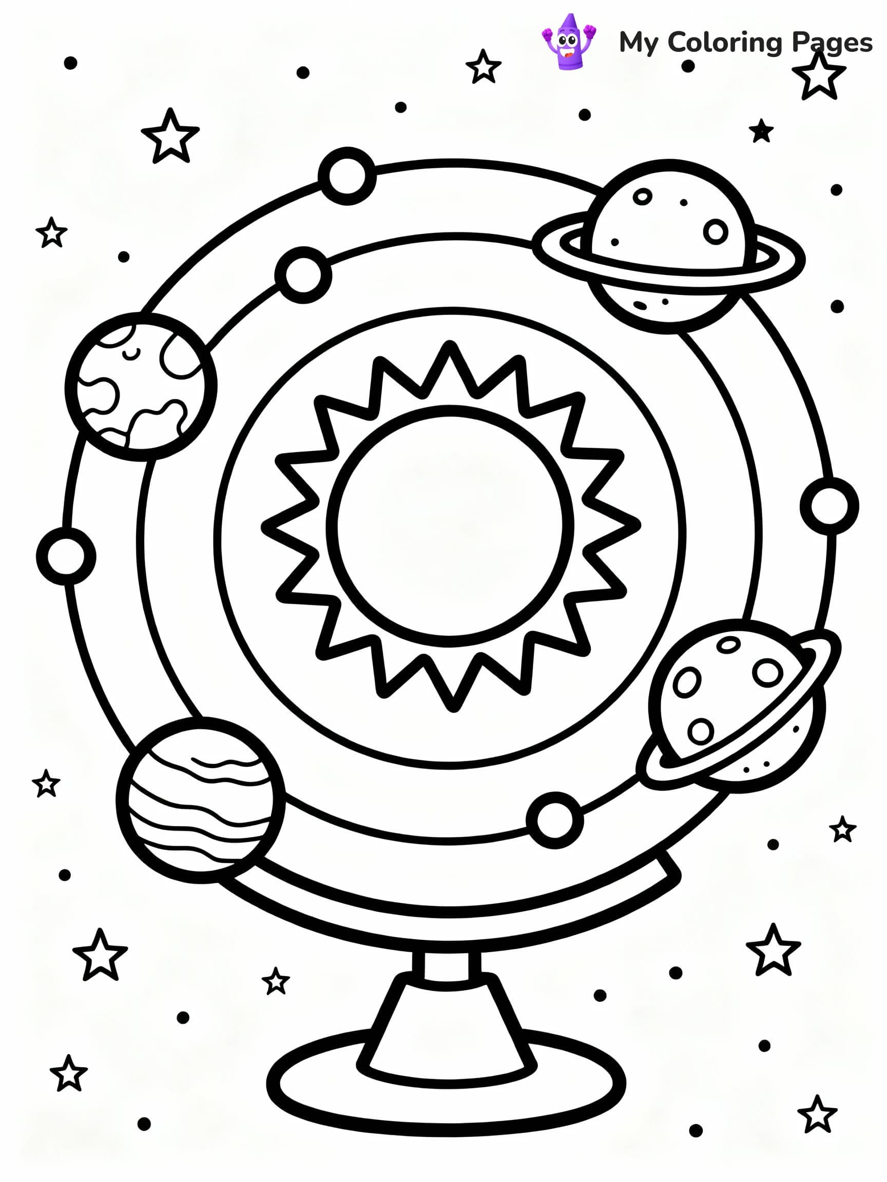 Science Coloring Pages - 20