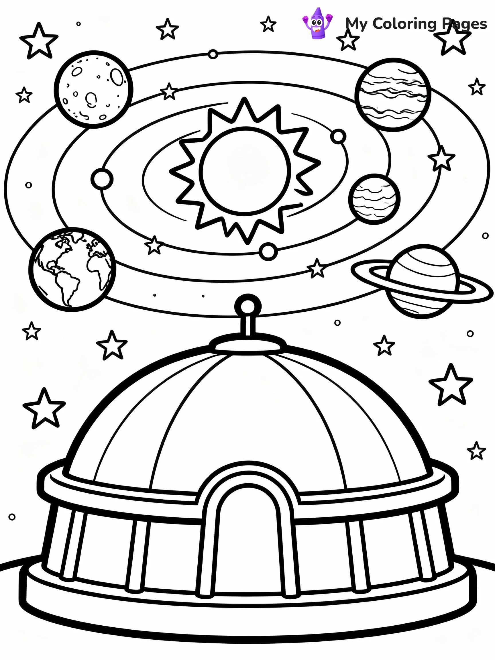 Science Coloring Pages - 19