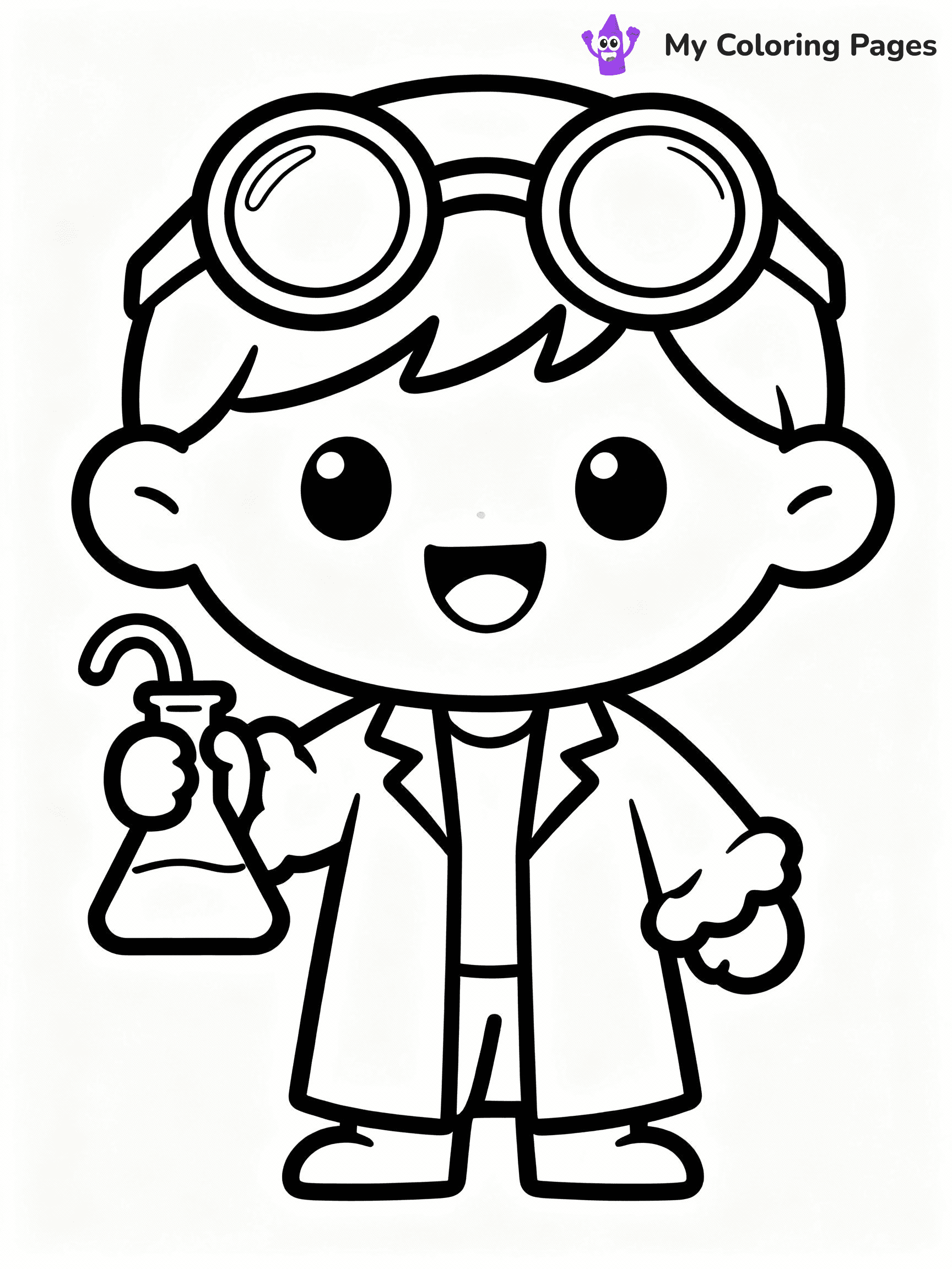 Science Coloring Pages - 9