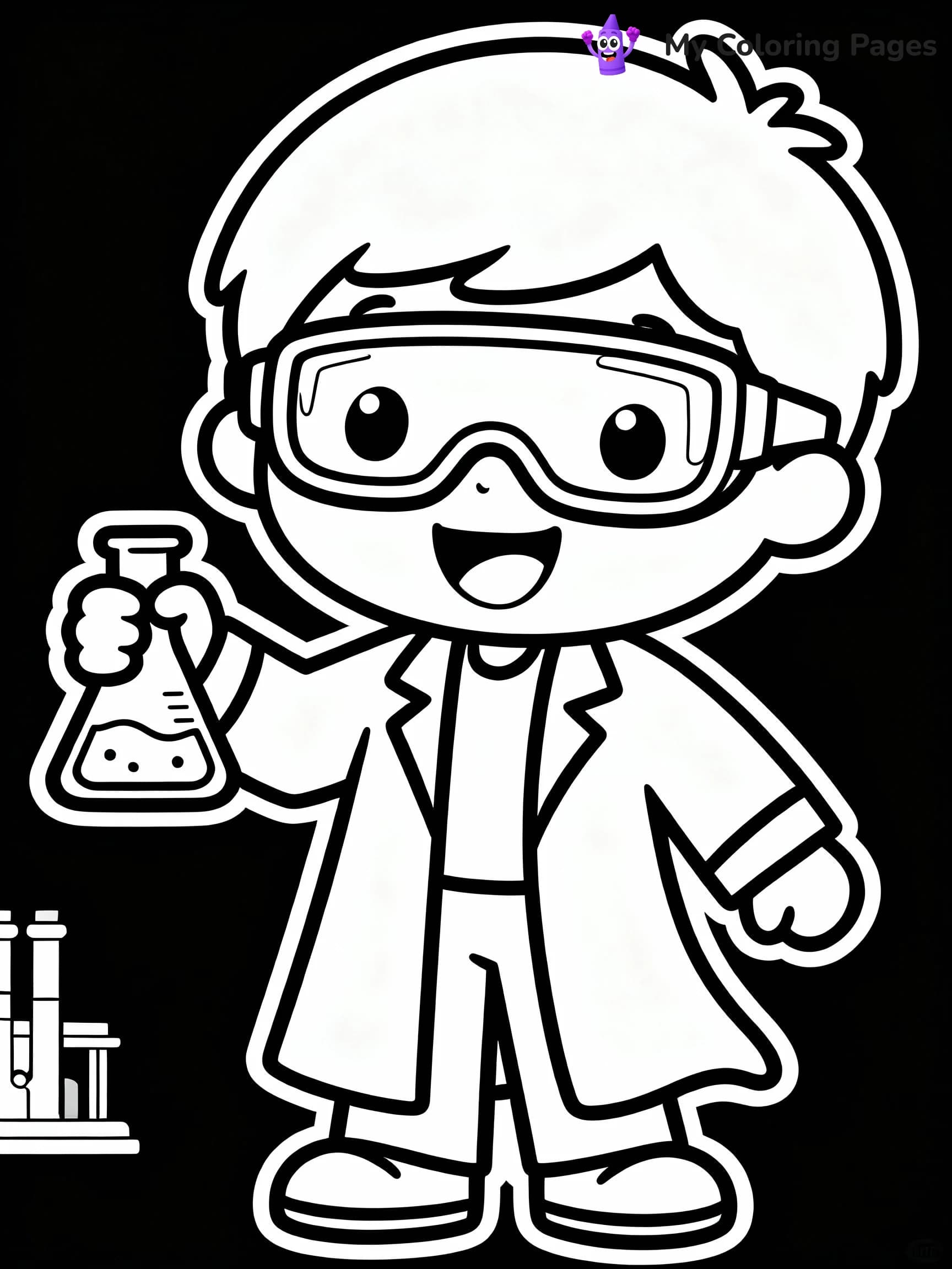 Science Coloring Pages - 5