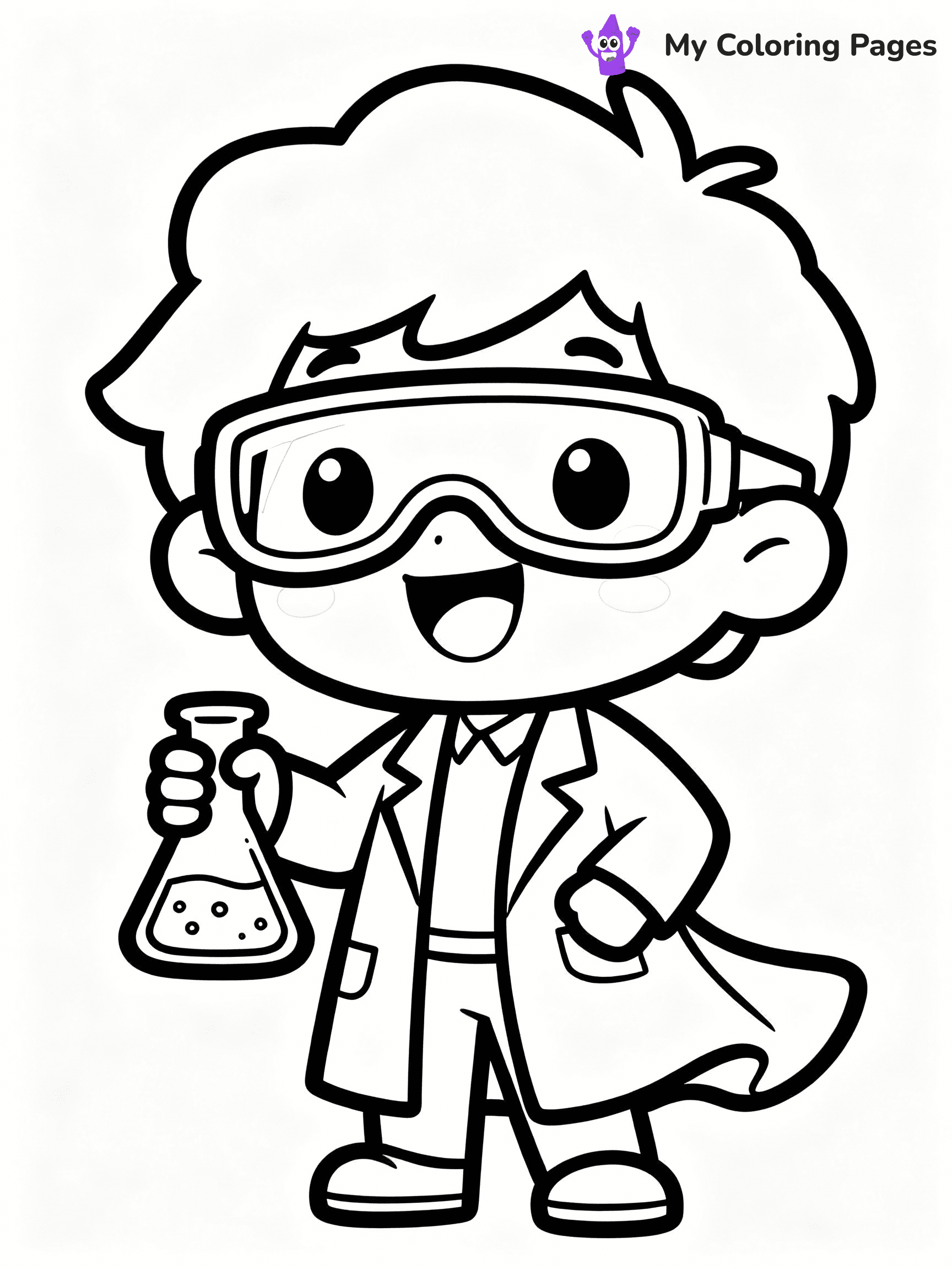 Science Coloring Pages - 2