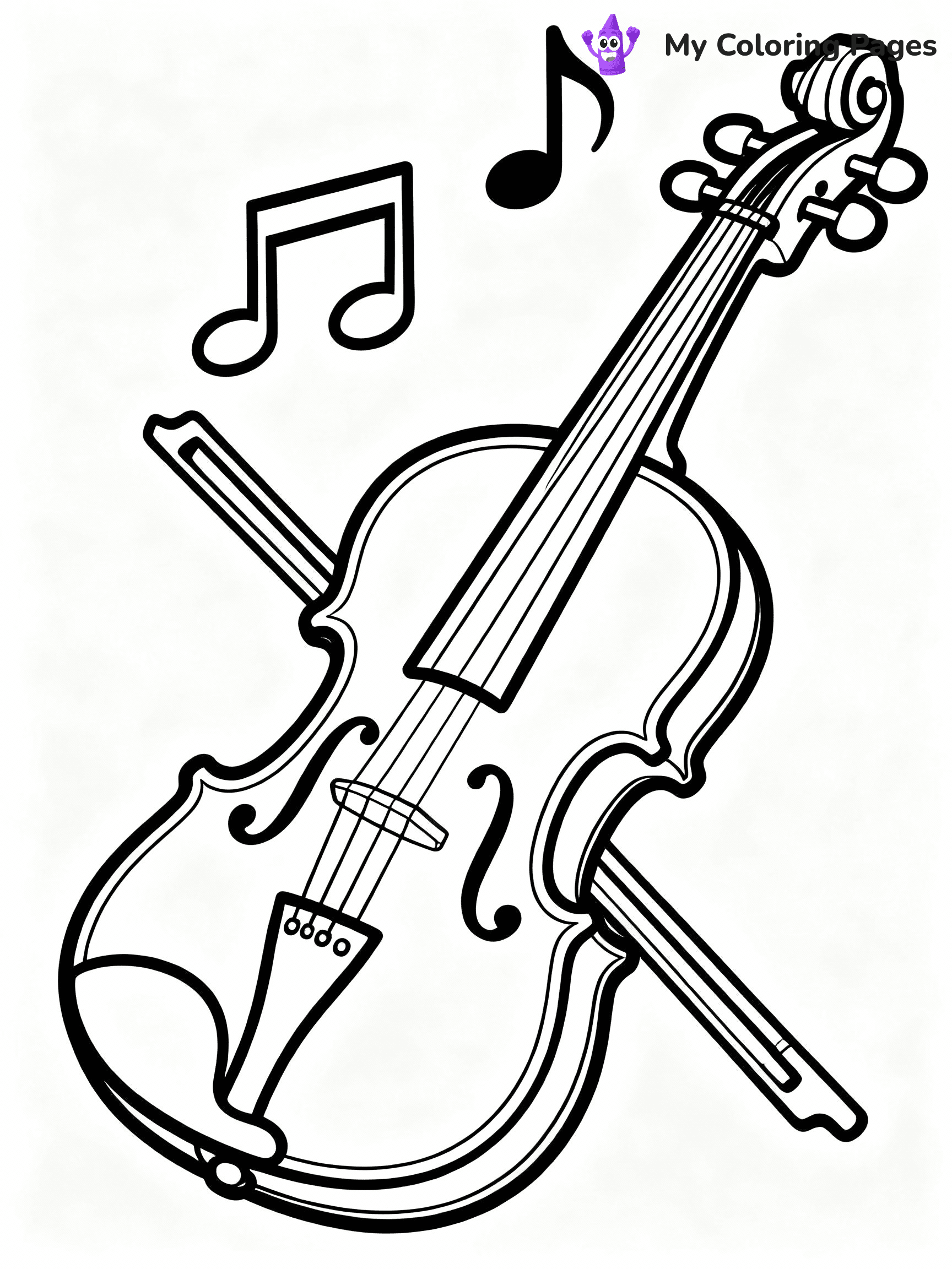 Music Coloring Pages - 1
