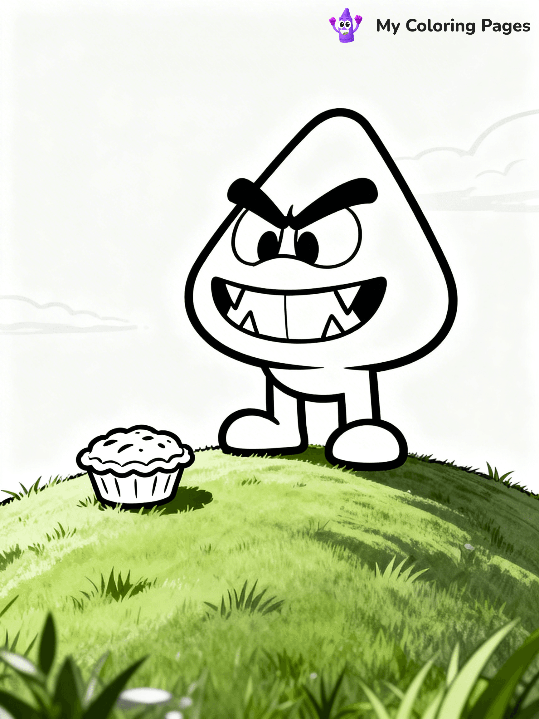 Goomba Coloring Pages - 4