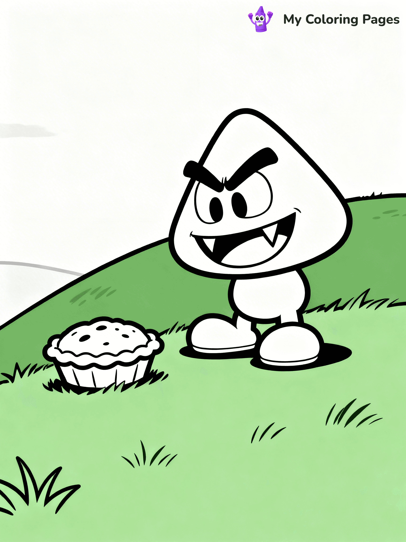 Goomba Coloring Pages - 3