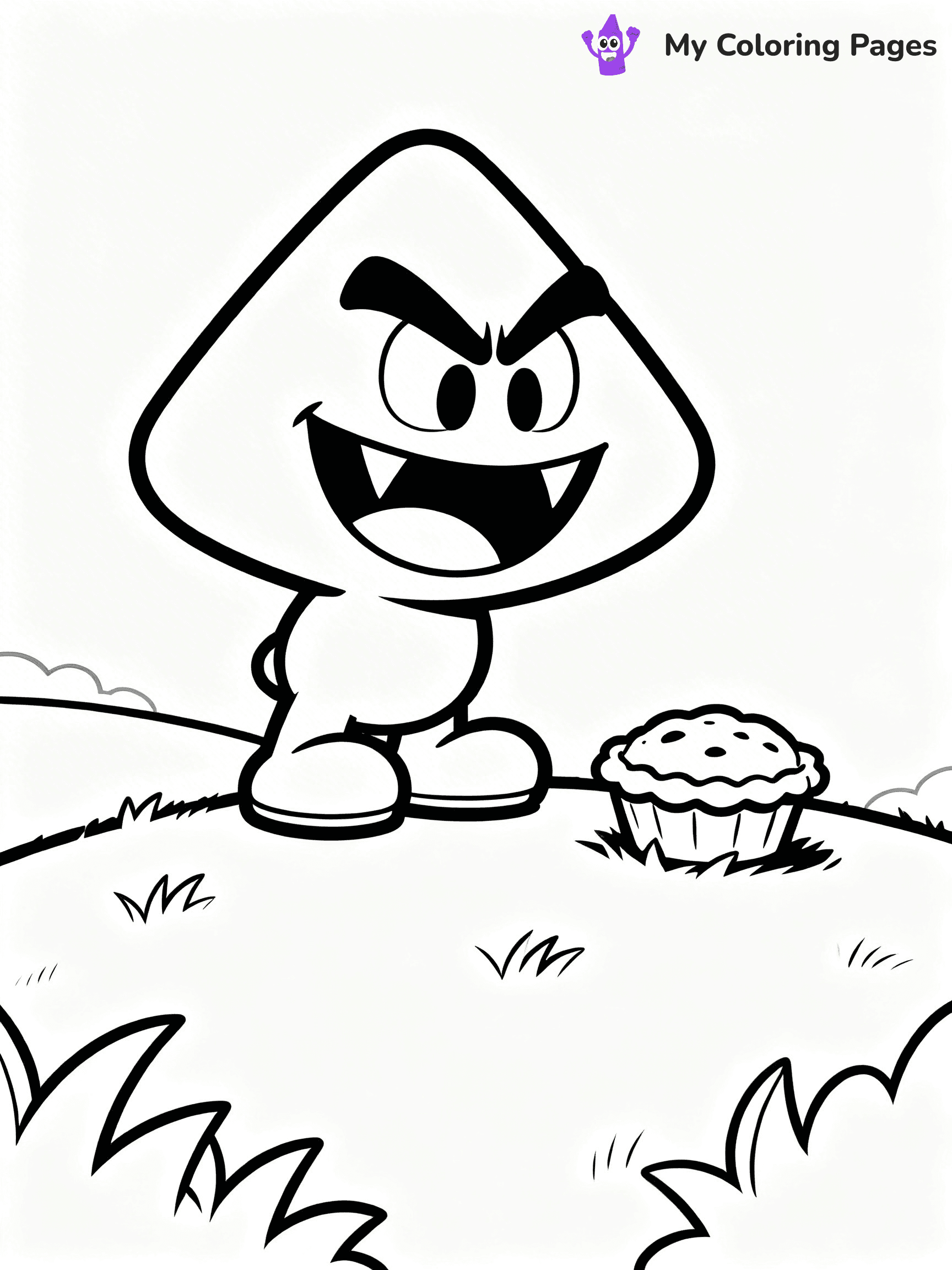 Goomba Coloring Pages - 2