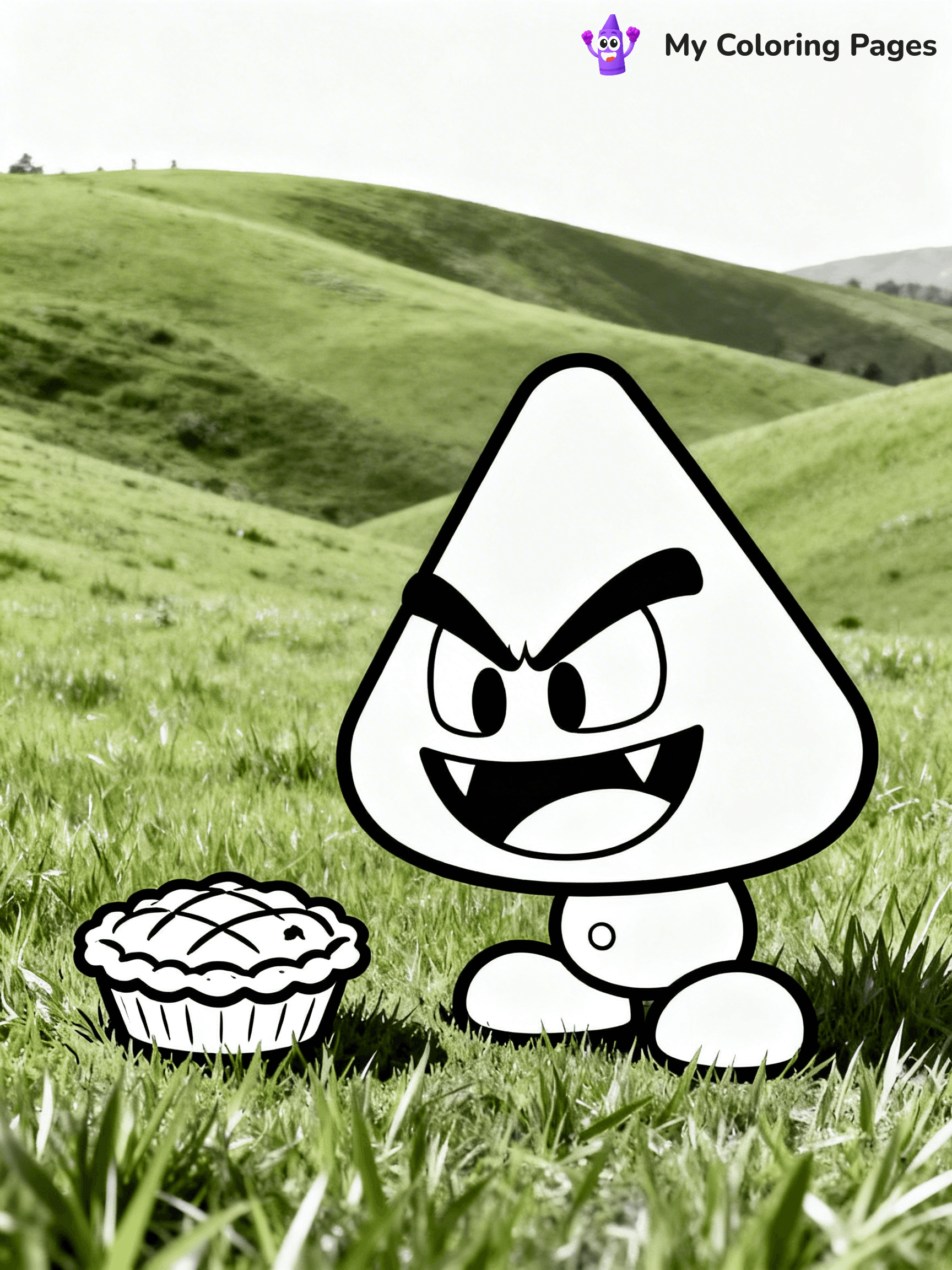 Goomba Coloring Pages - 1