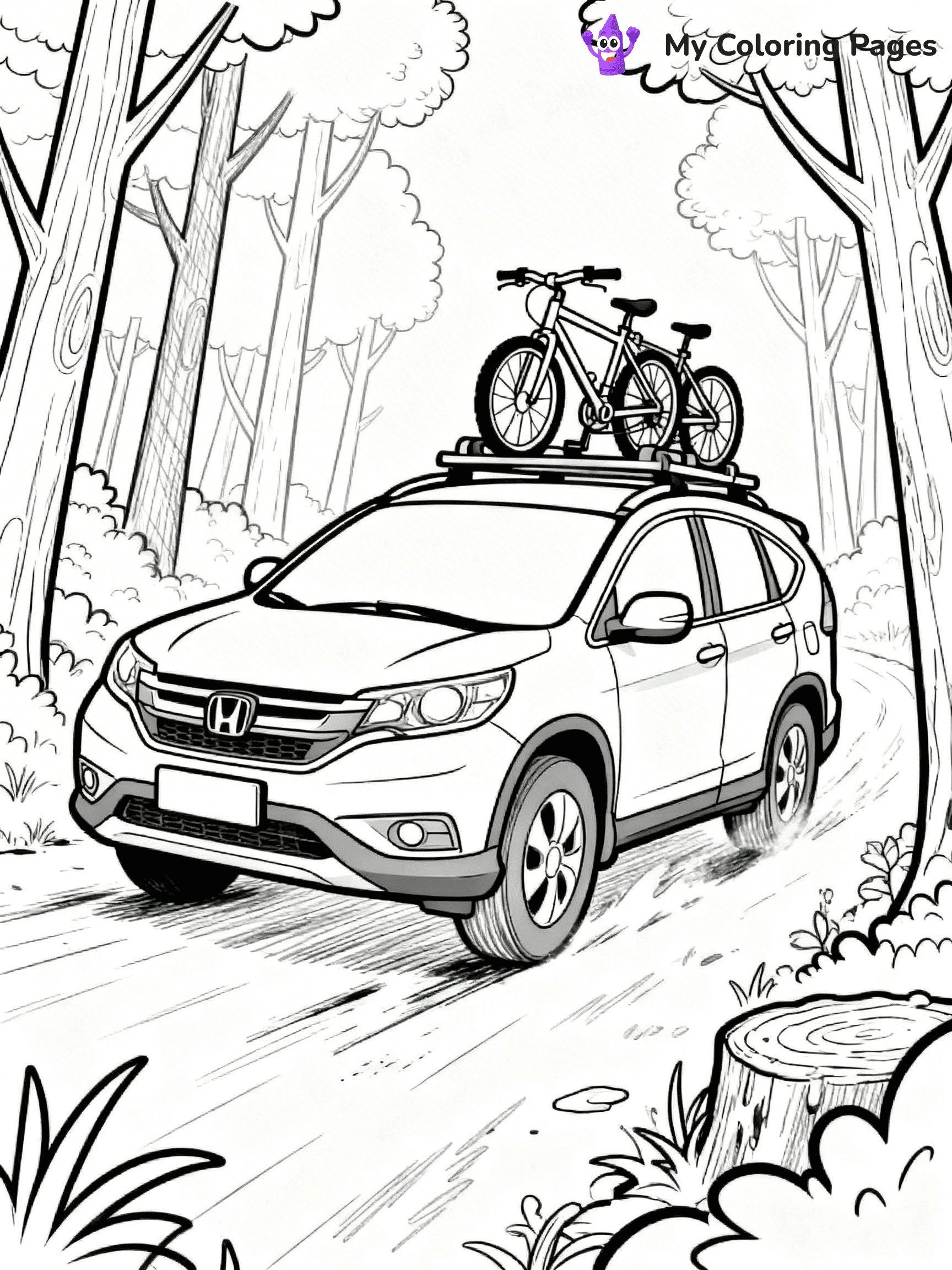 Honda Coloring Pages - 48