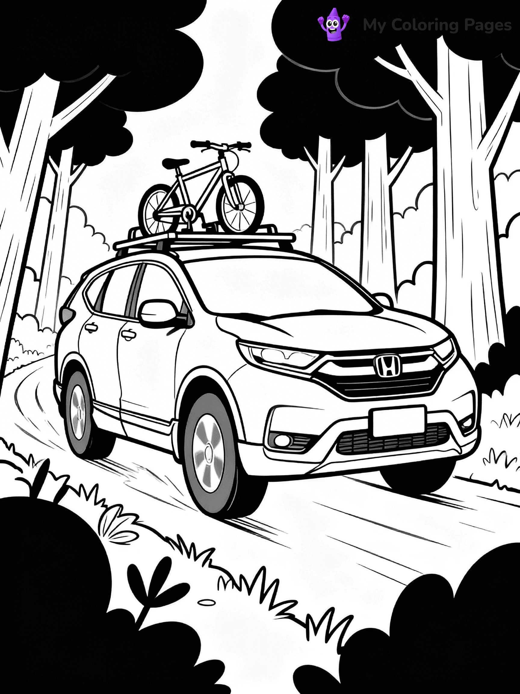 Honda Coloring Pages - 47