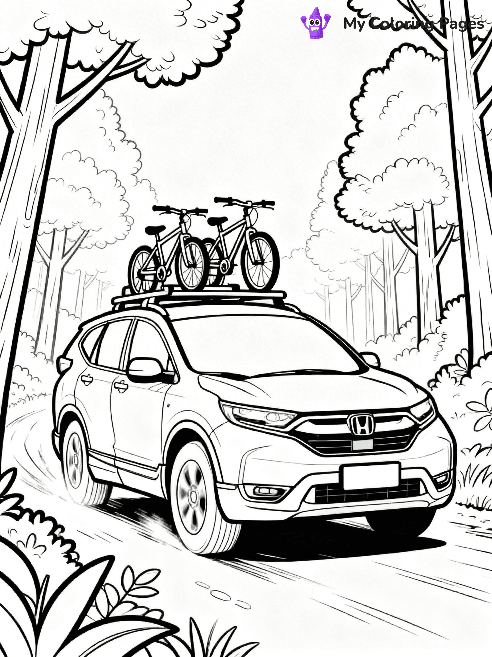 Honda Coloring Pages - 45