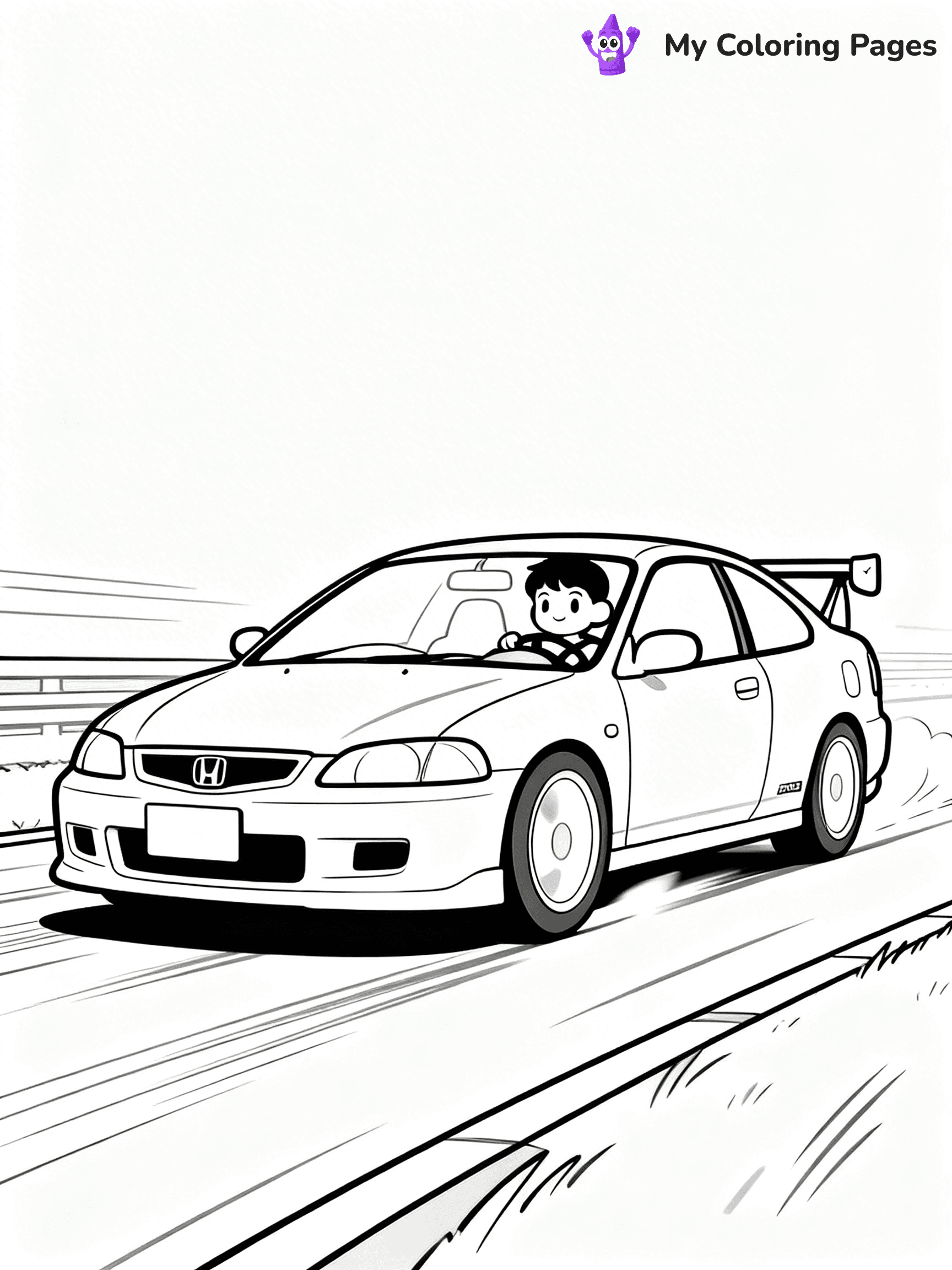 Honda Coloring Pages - 44
