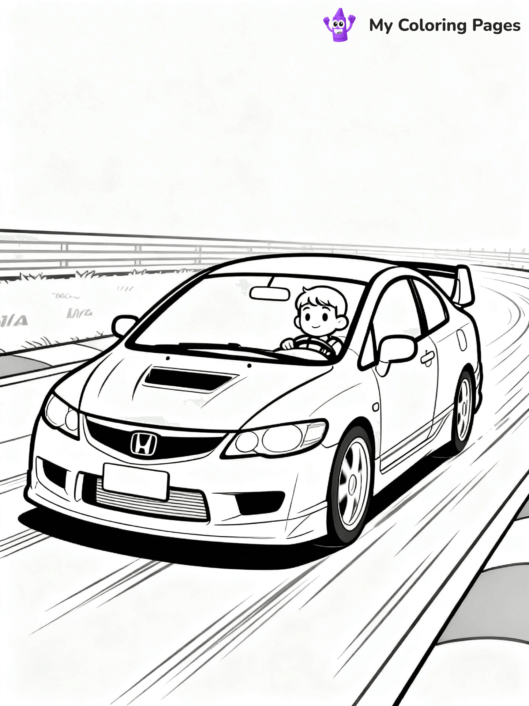 Honda Coloring Pages - 42