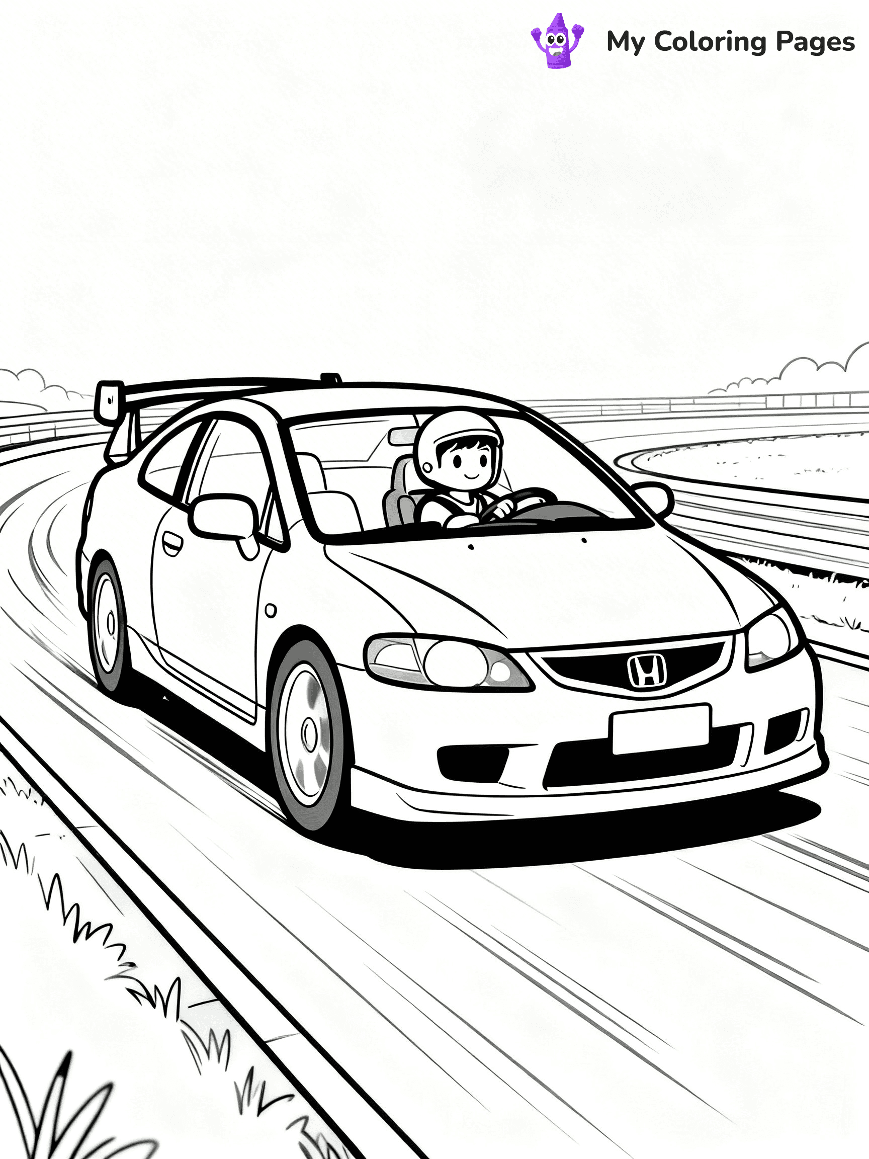Honda Coloring Pages - 39