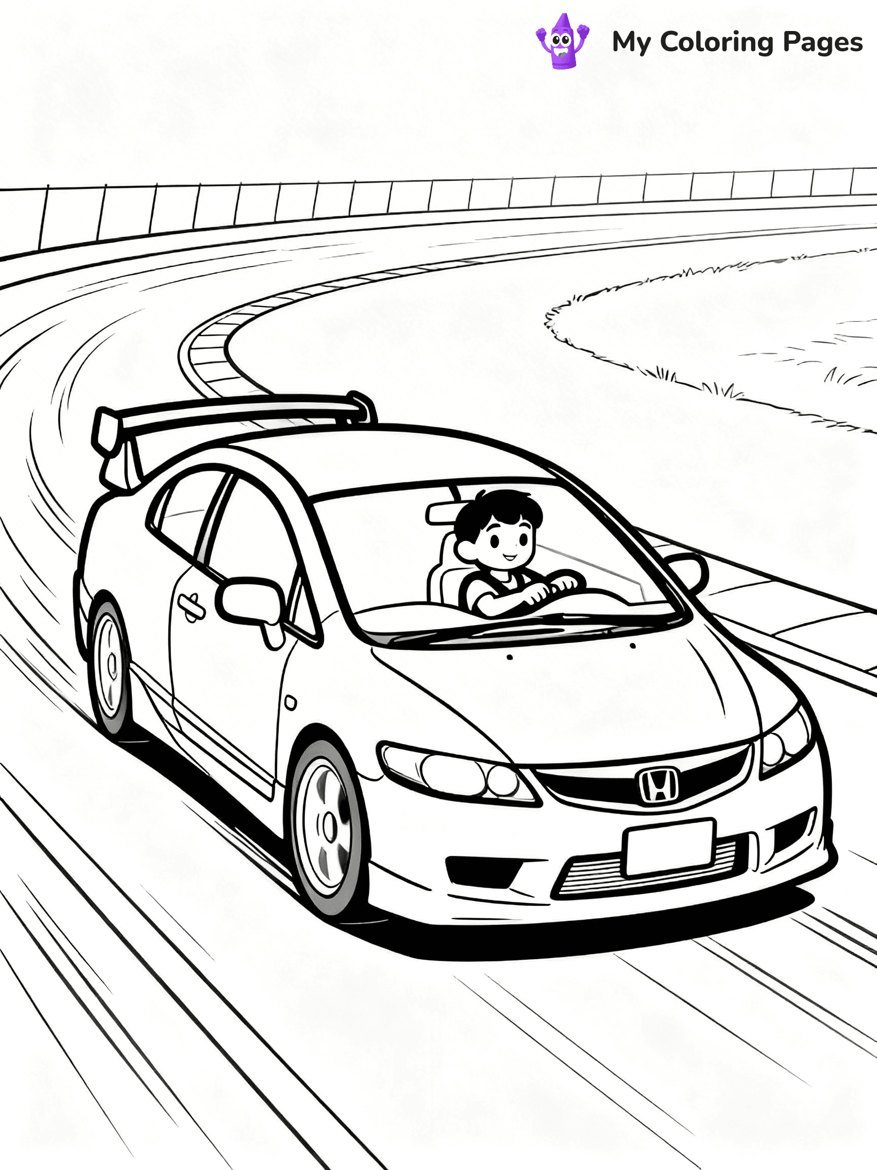 Honda Coloring Pages - 38