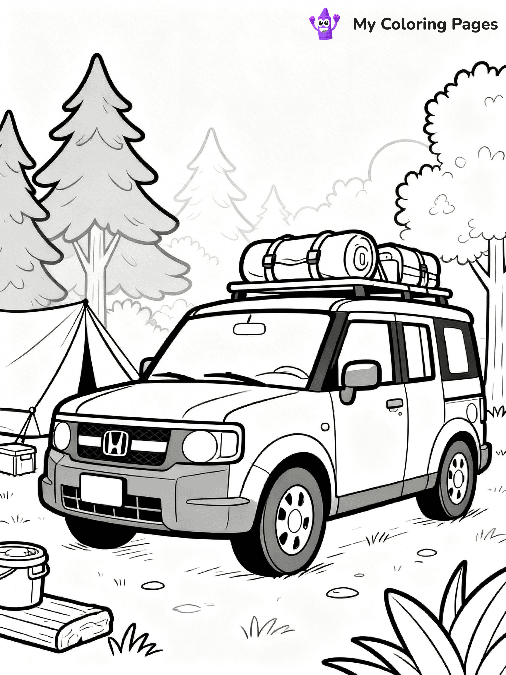Honda Coloring Pages - 36