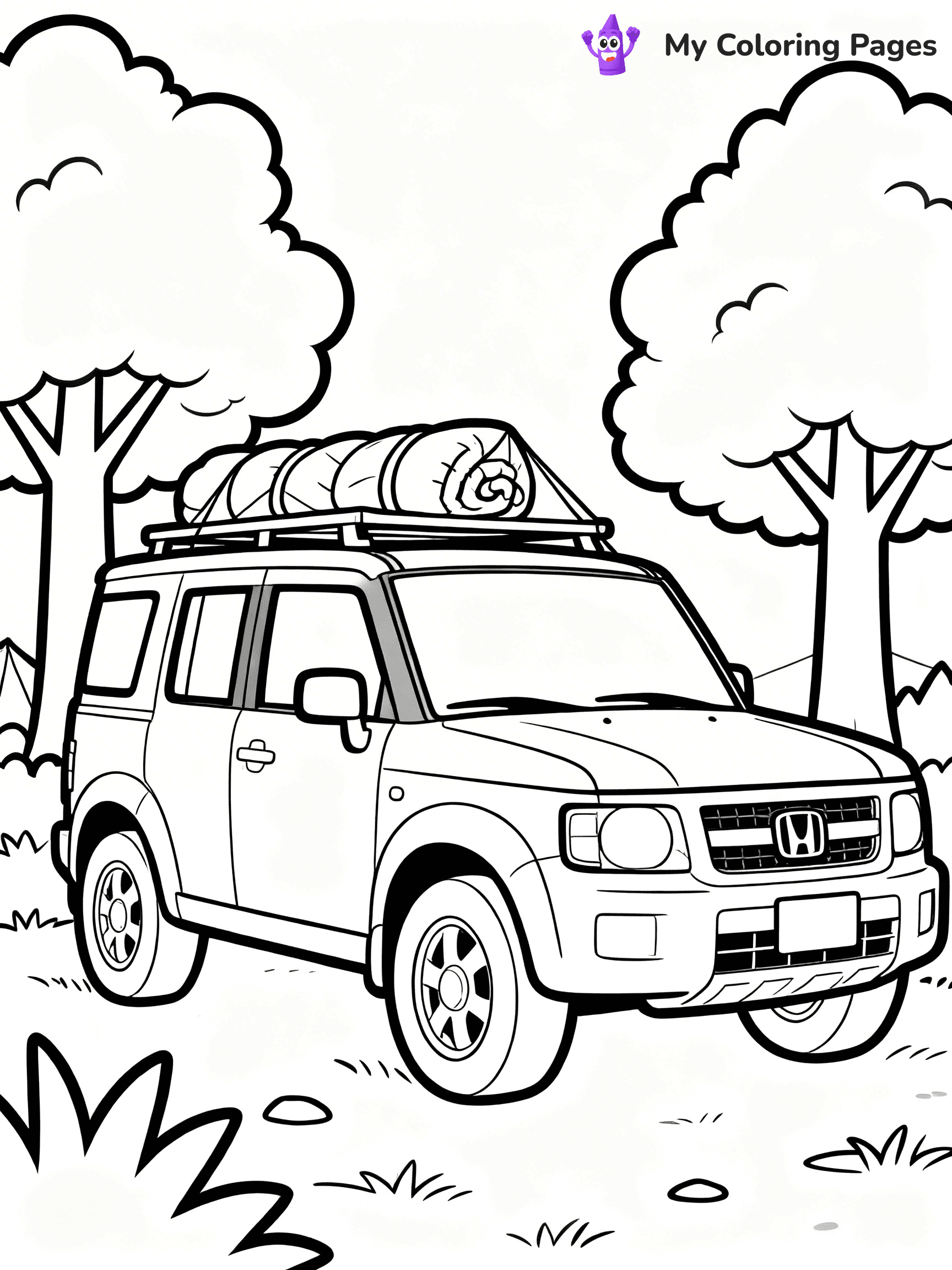Honda Coloring Pages - 34