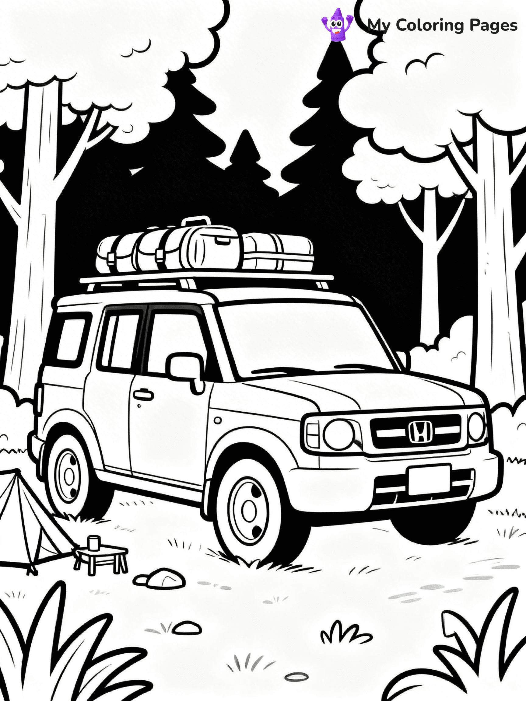 Honda Coloring Pages - 33
