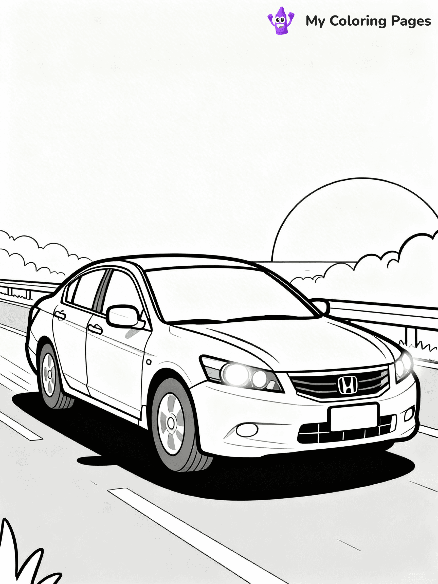 Honda Coloring Pages - 31