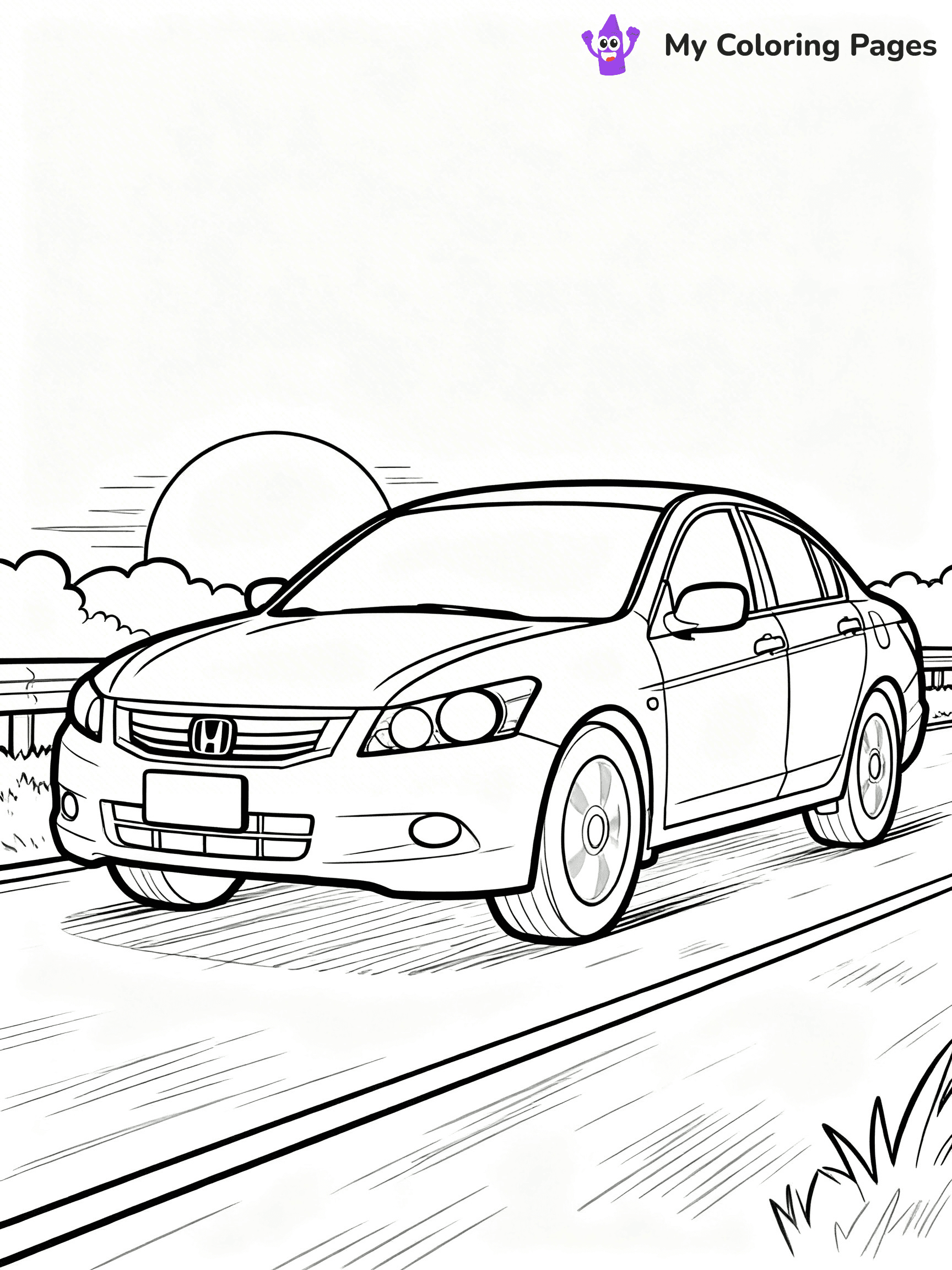 Honda Coloring Pages - 27