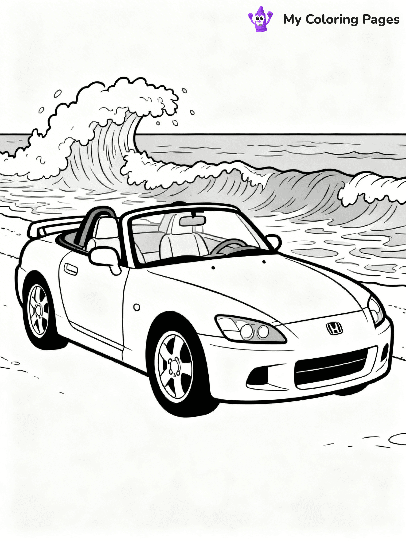 Honda Coloring Pages - 25
