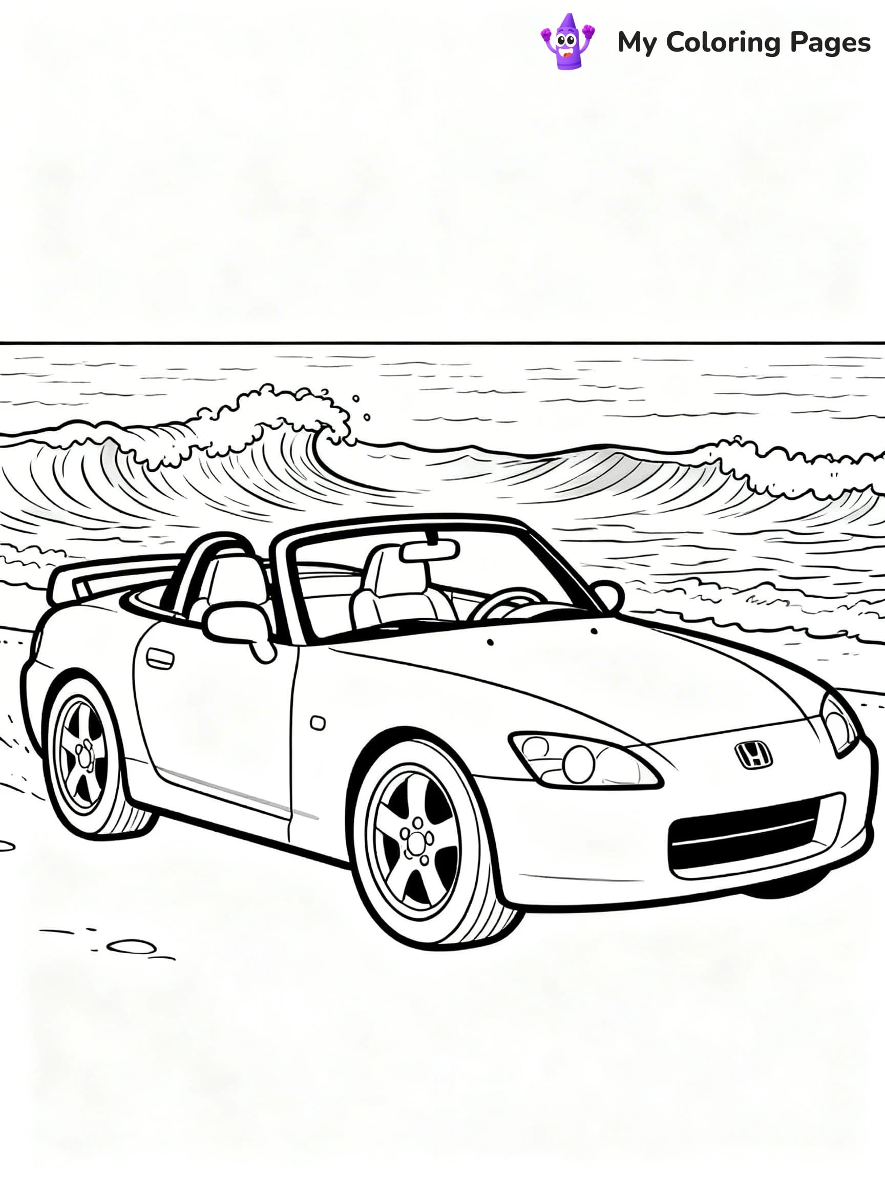 Honda Coloring Pages - 24