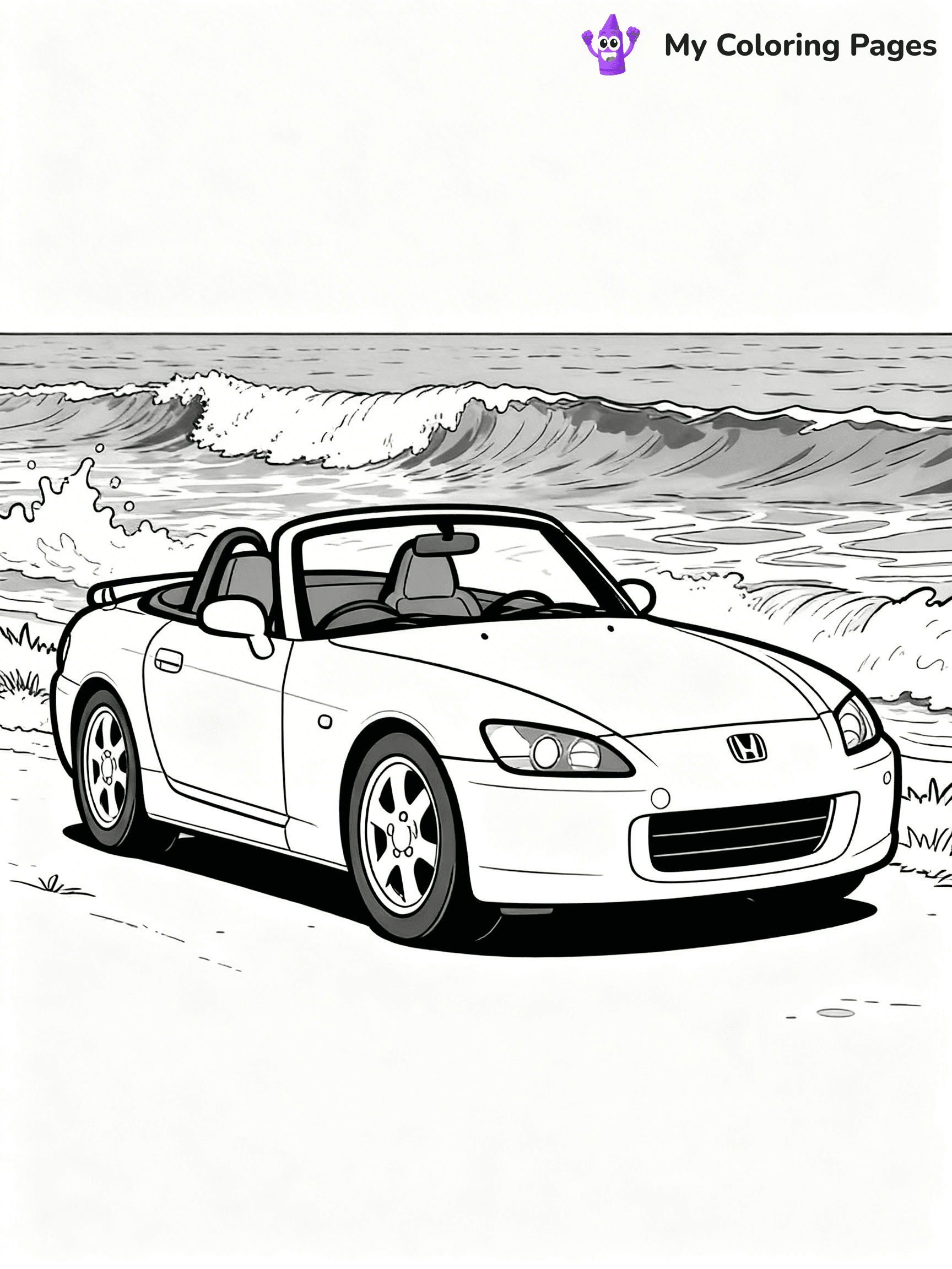 Honda Coloring Pages - 23